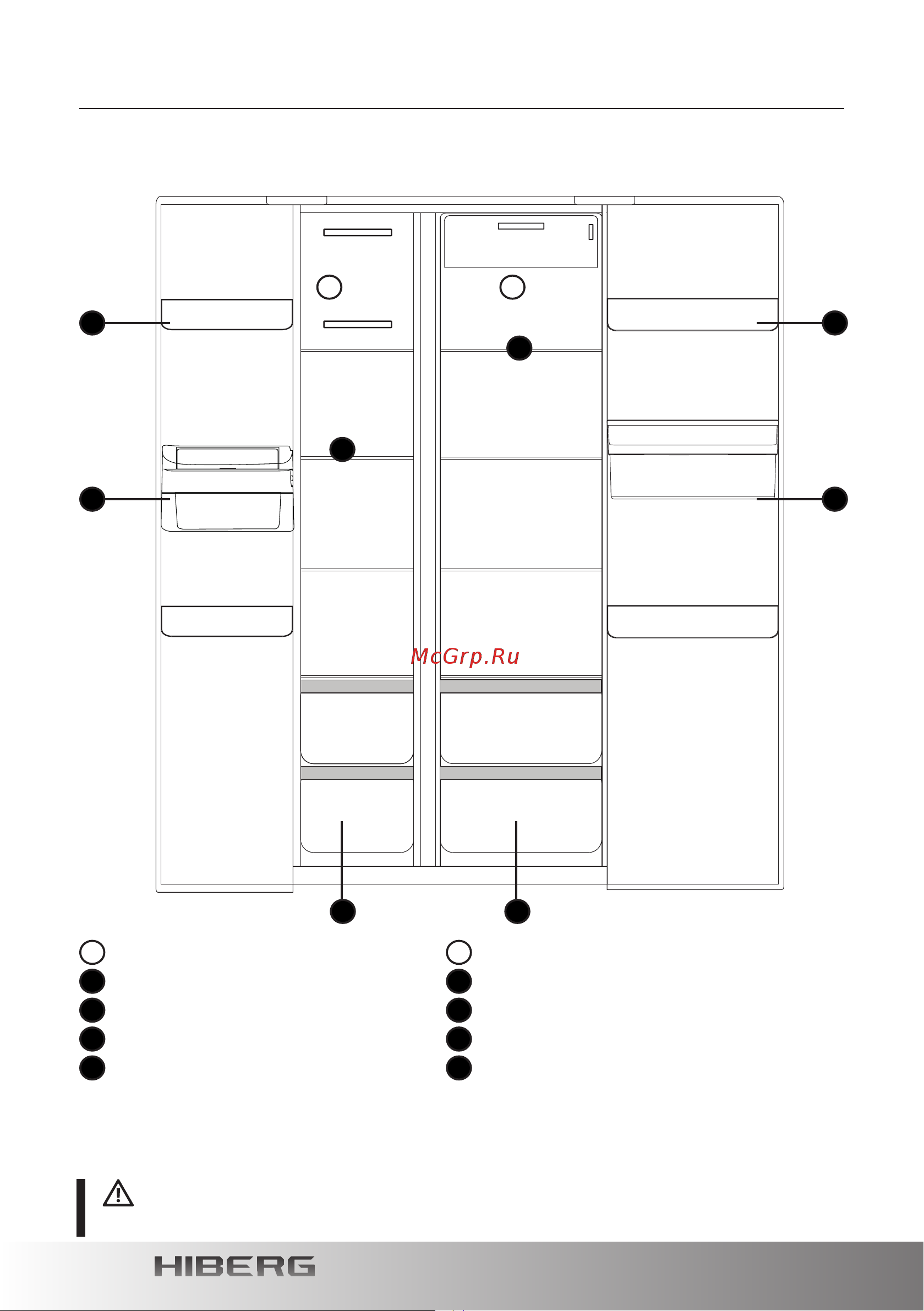 Hiberg RFQ-500DX NFDs темный камень [9/45] Детали и функции