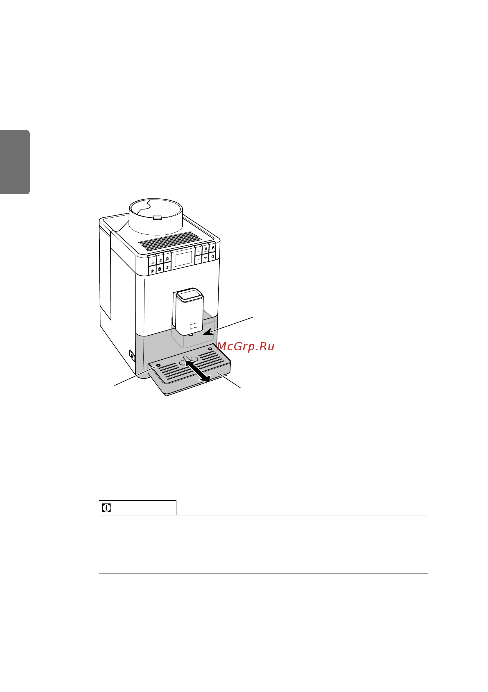 Melitta Caffeo F 531-101 Passione Onetouch [66/284] Vaciar la bandeja recogegotas y el cajón para posos de café