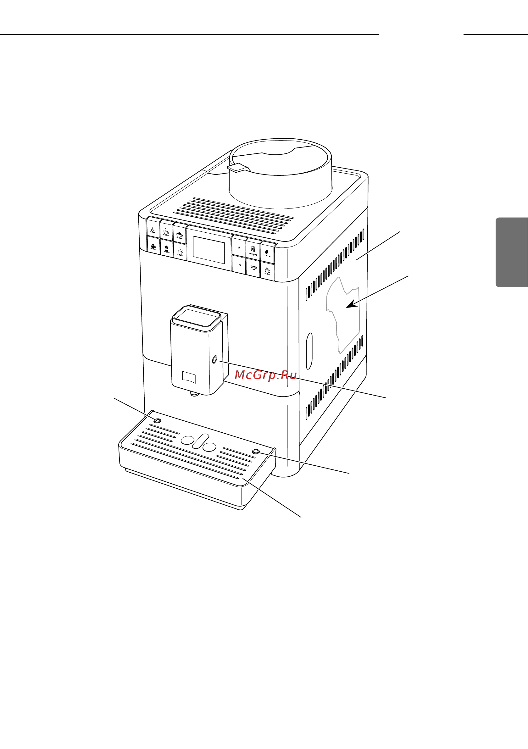 Melitta Caffeo F 531-101 Passione Onetouch [99/284] Cihazın tanıtımı