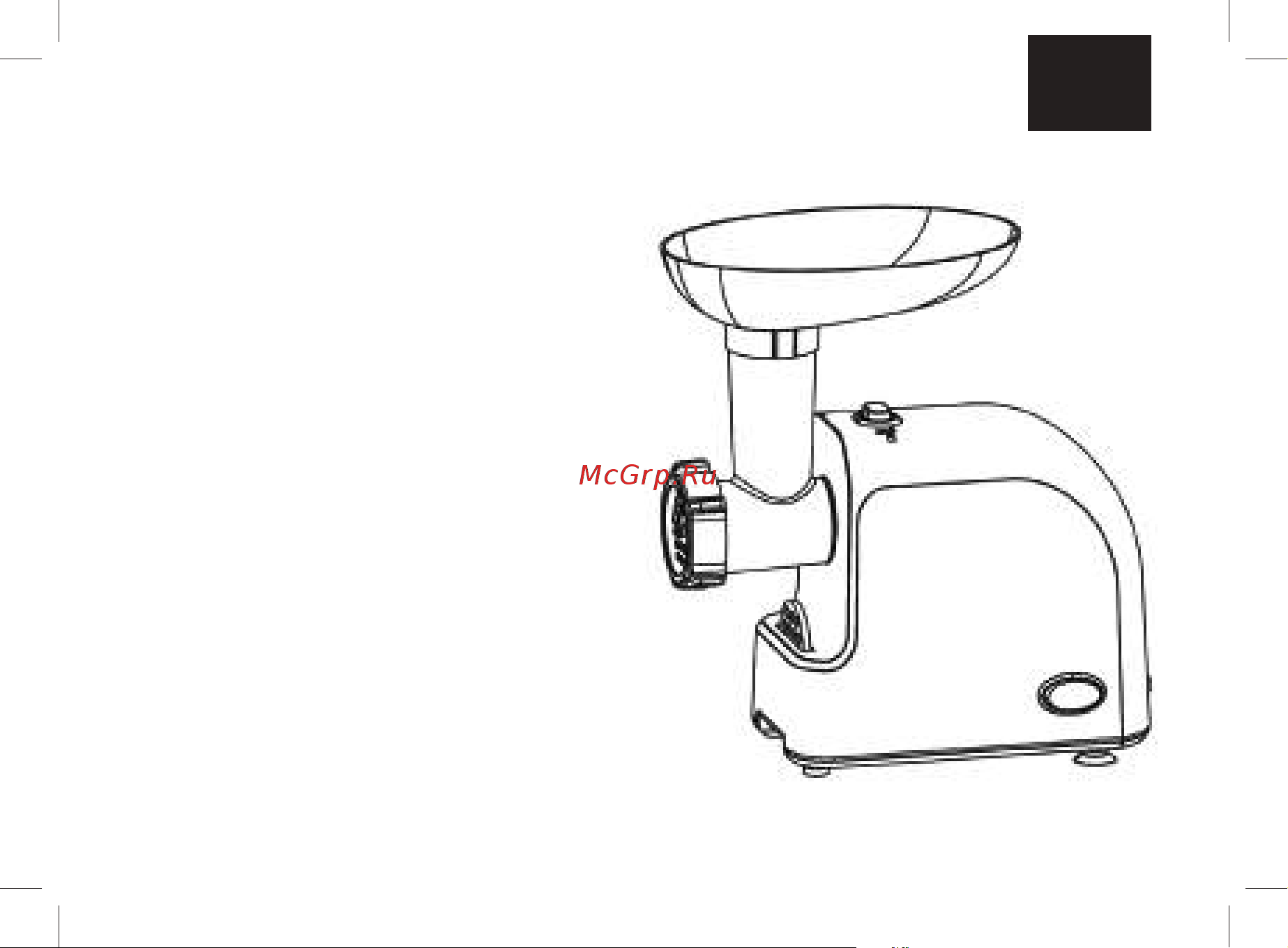 Brayer 1603BR [3/52] Meat grinder br1603