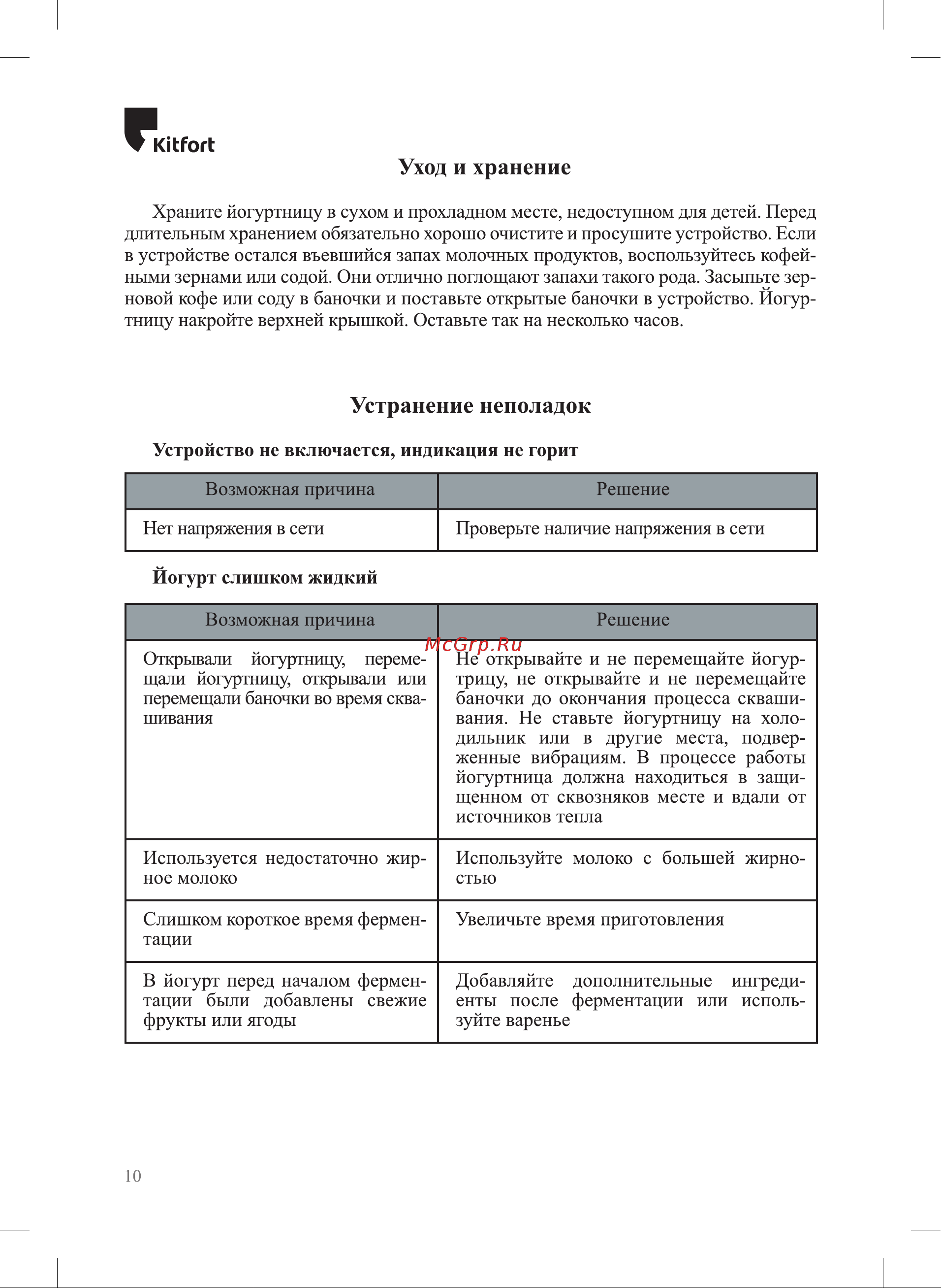 Kitfort КТ-2088-1 Руководство по эксплуатации онлайн [10/16] 795447