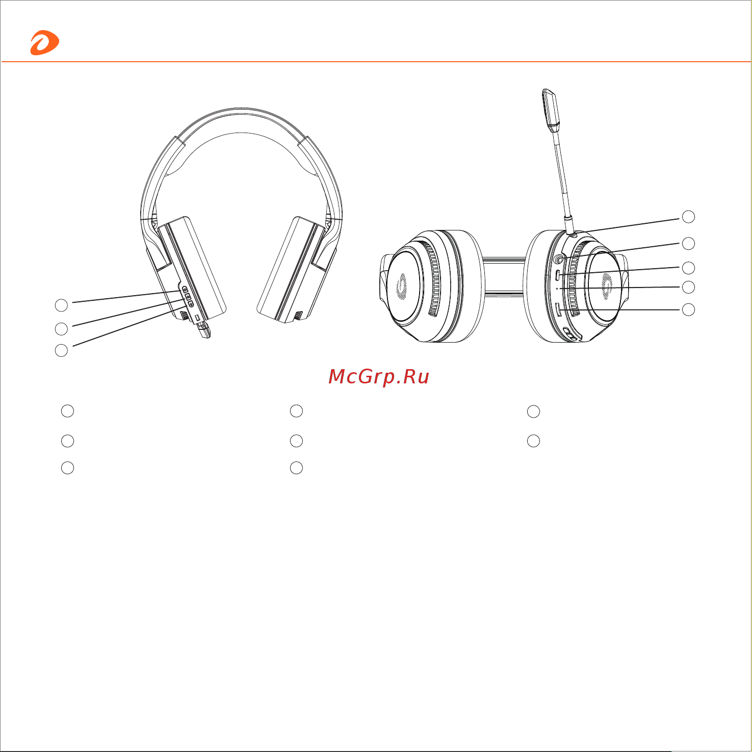 Dareu A710 White-Black [5/14] Audio jack mic jack