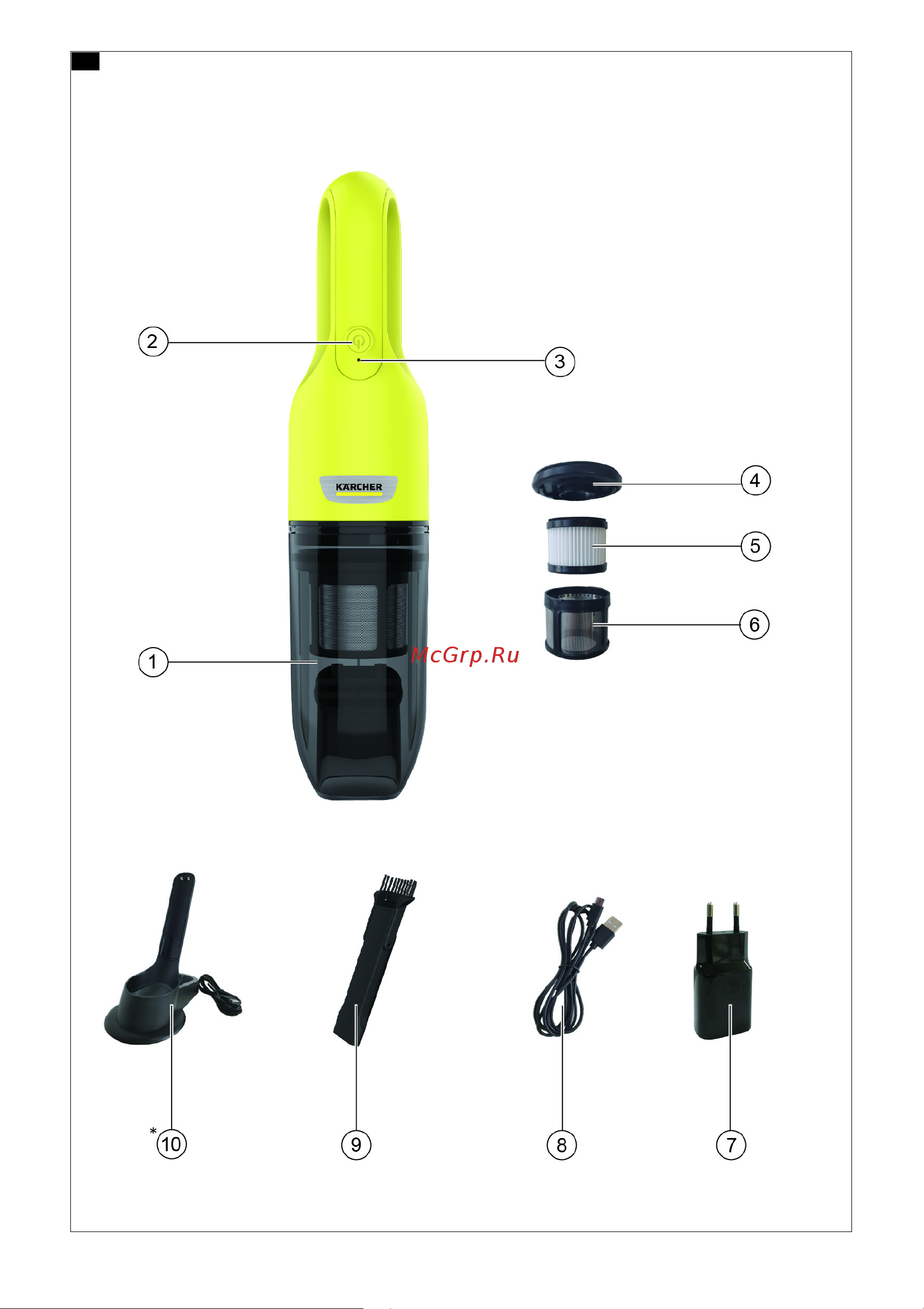 Karcher CVH 2*EU Руководство по эксплуатации онлайн [3/126] 795506