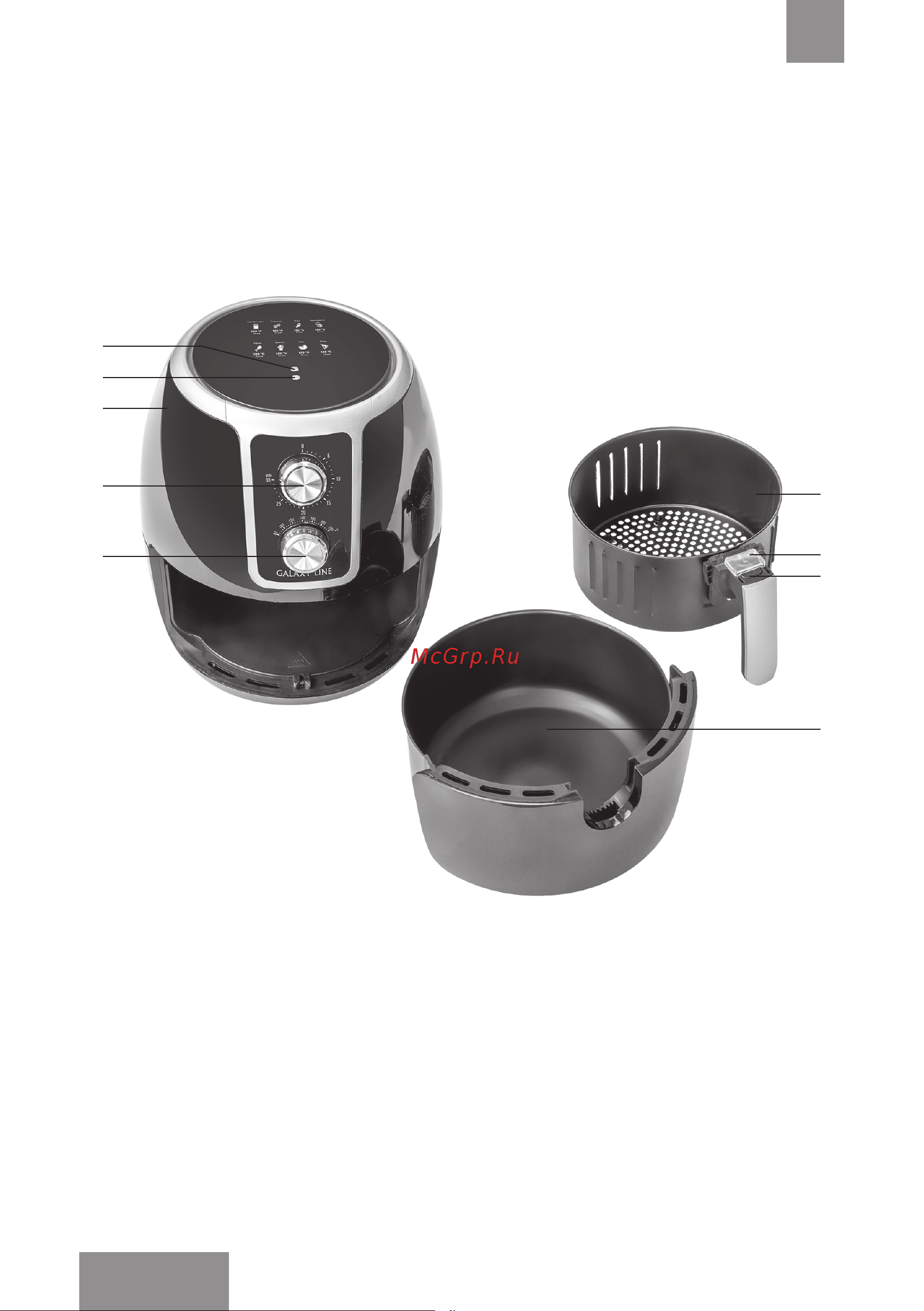 Galaxy Line GL2520 [8/30] Функциональные элементы электроприбора