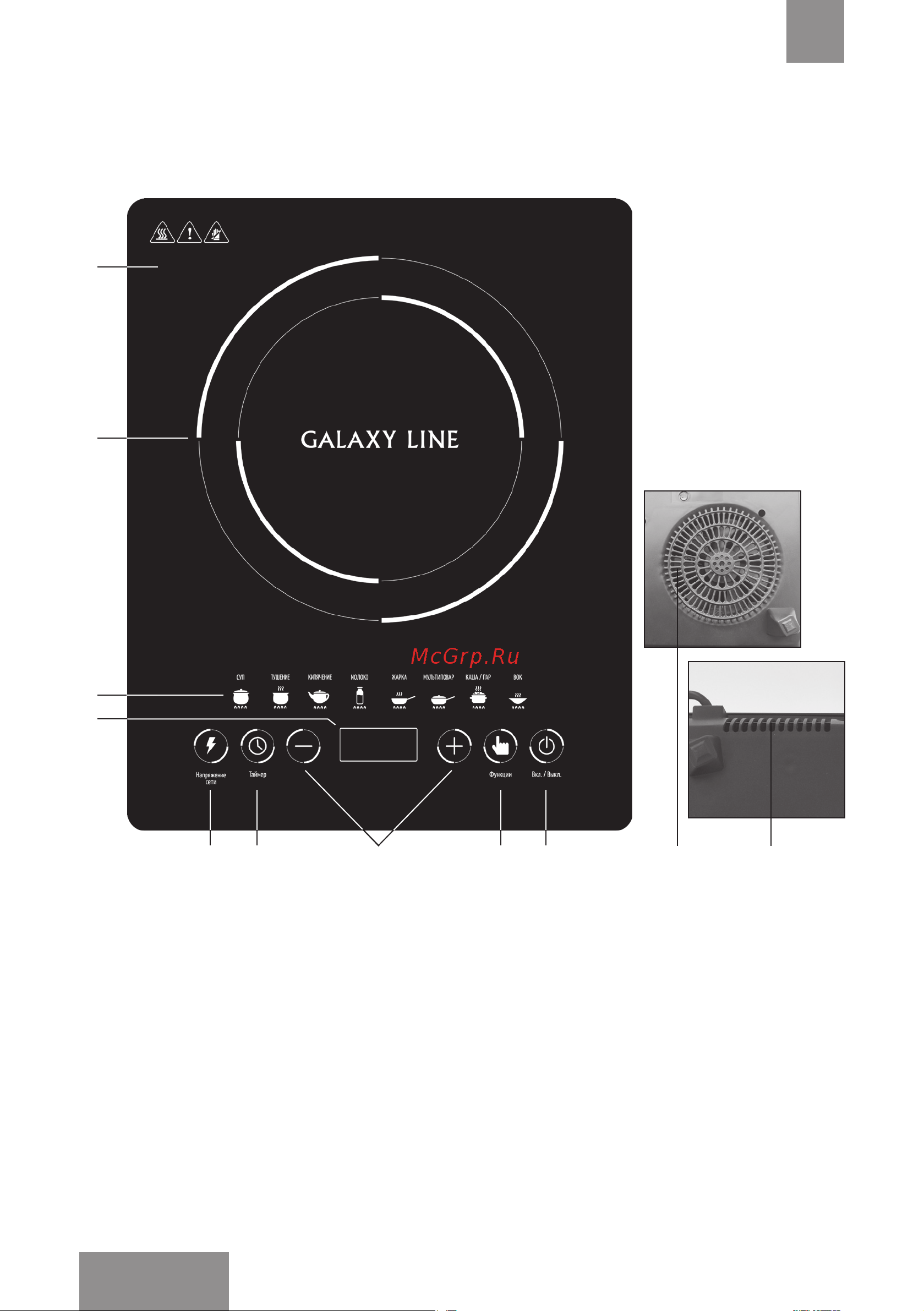 Galaxy Line GL3064 [8/29] Функциональные элементы электроприбора