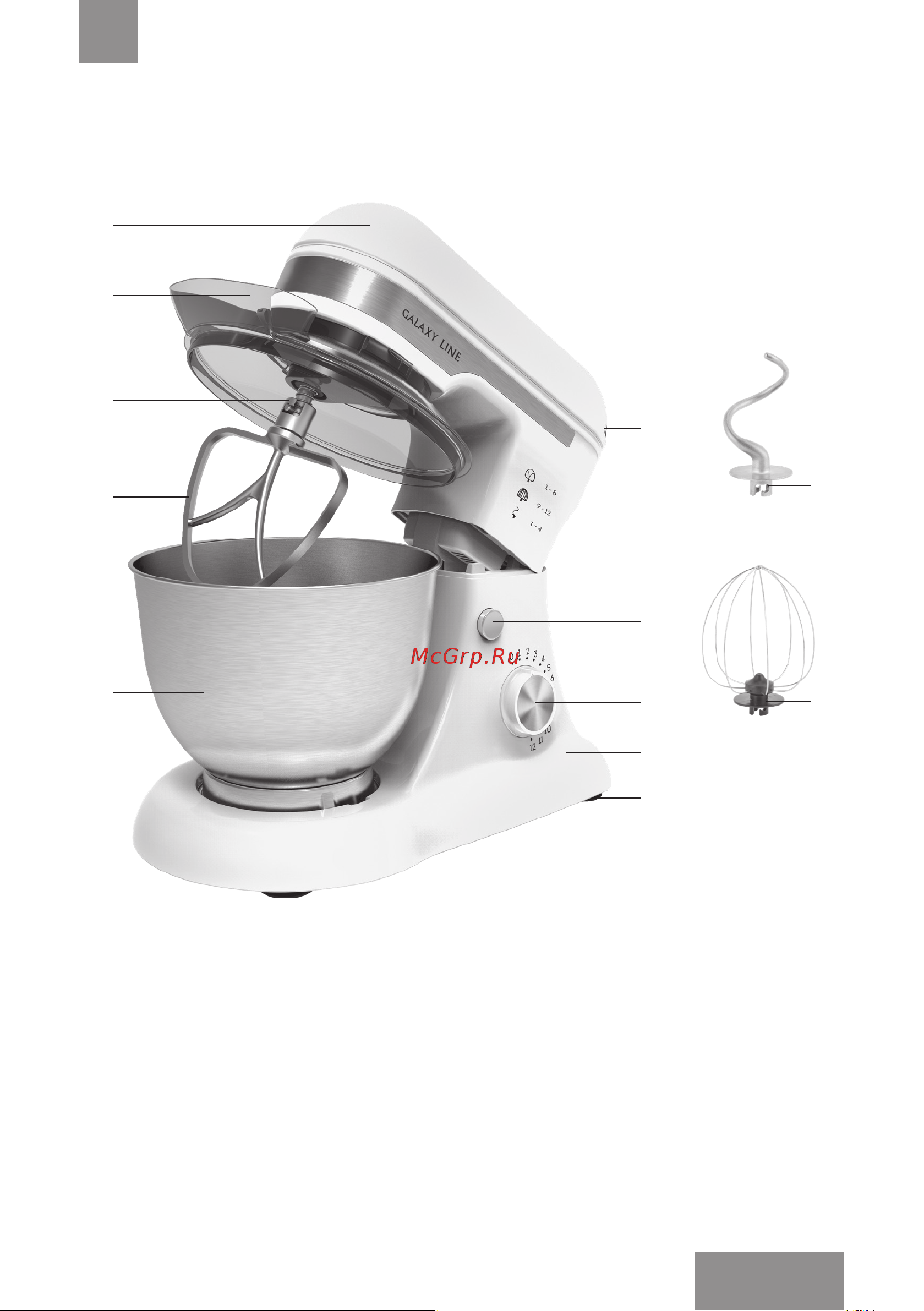 Galaxy LINE GL2230 [19/26] Электр құралының атқарымдық элементтерi