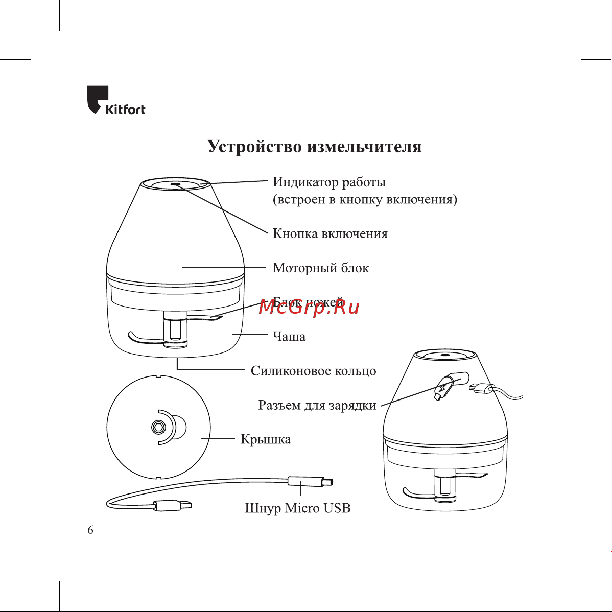 Kitfort КТ-3087 Руководство по эксплуатации онлайн [6/28] 795574