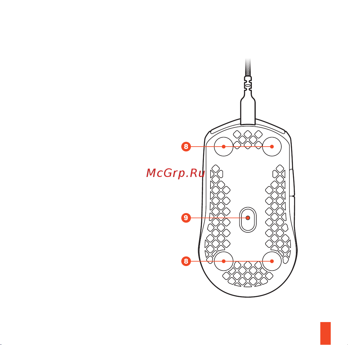 Steelseries Aerox 3, черный [7/28] Ptfe feet