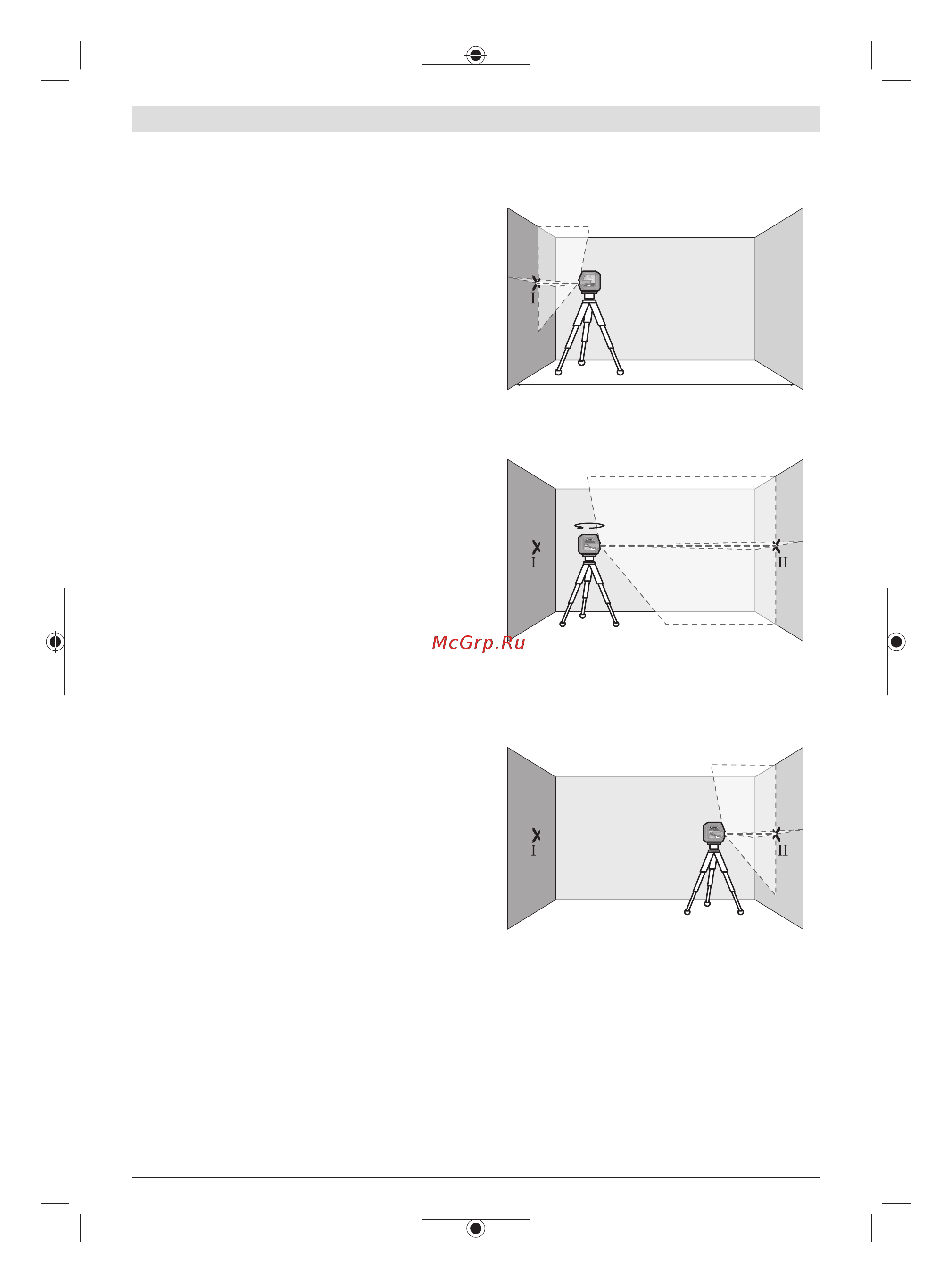 Bosch GLL 2-15 G + LB10 0601063W00 [95/235] Práce s automatickou nivelací viz obrázky a c