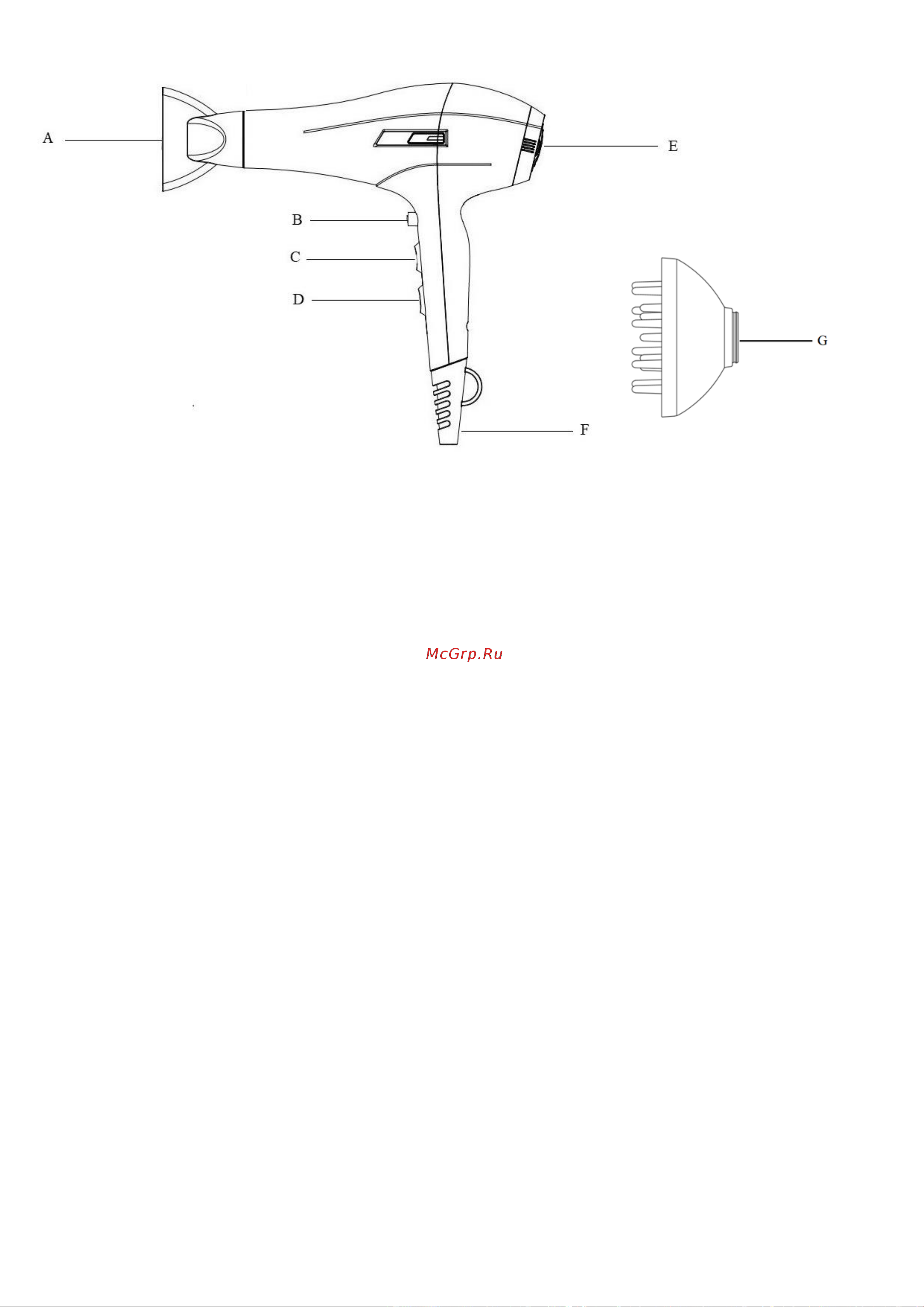 Polaris PHD 2600ACi Salon Hair Руководство по эксплуатации онлайн [17/22] 795650