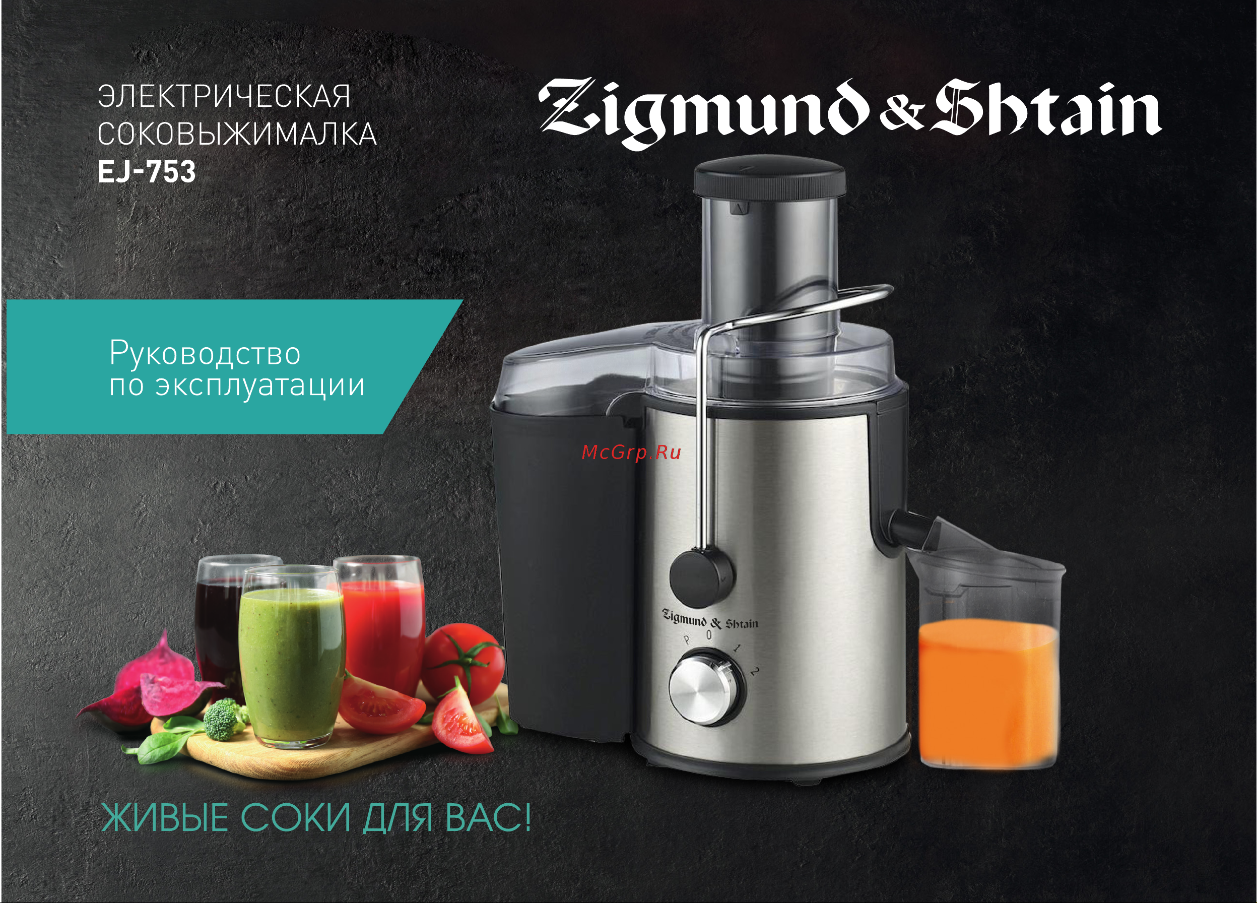 Zigmund & Shtain EJ-753 Руководство по эксплуатации онлайн