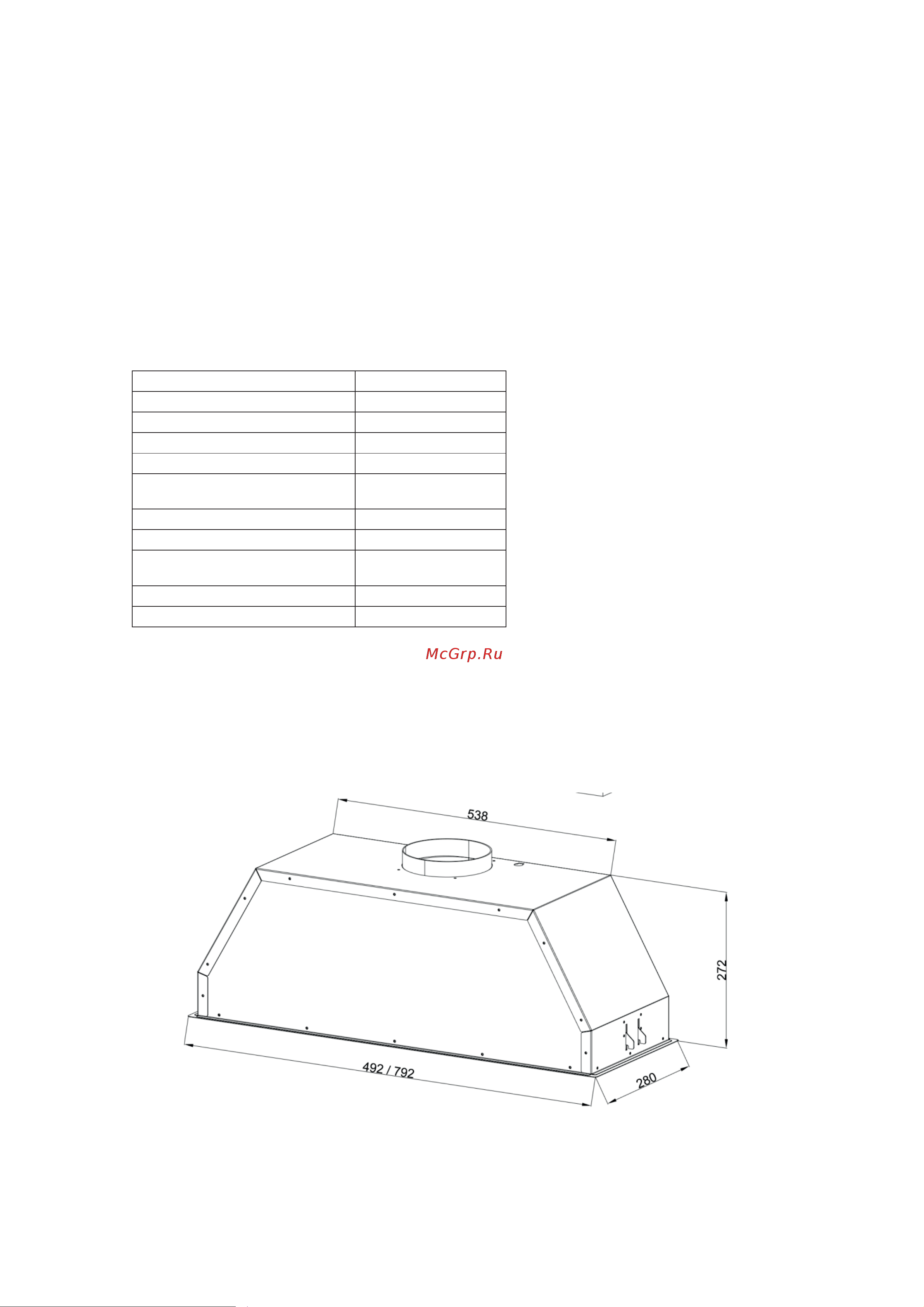 Zigmund & Shtain K 011.7 W [6/11] Технические характеристики