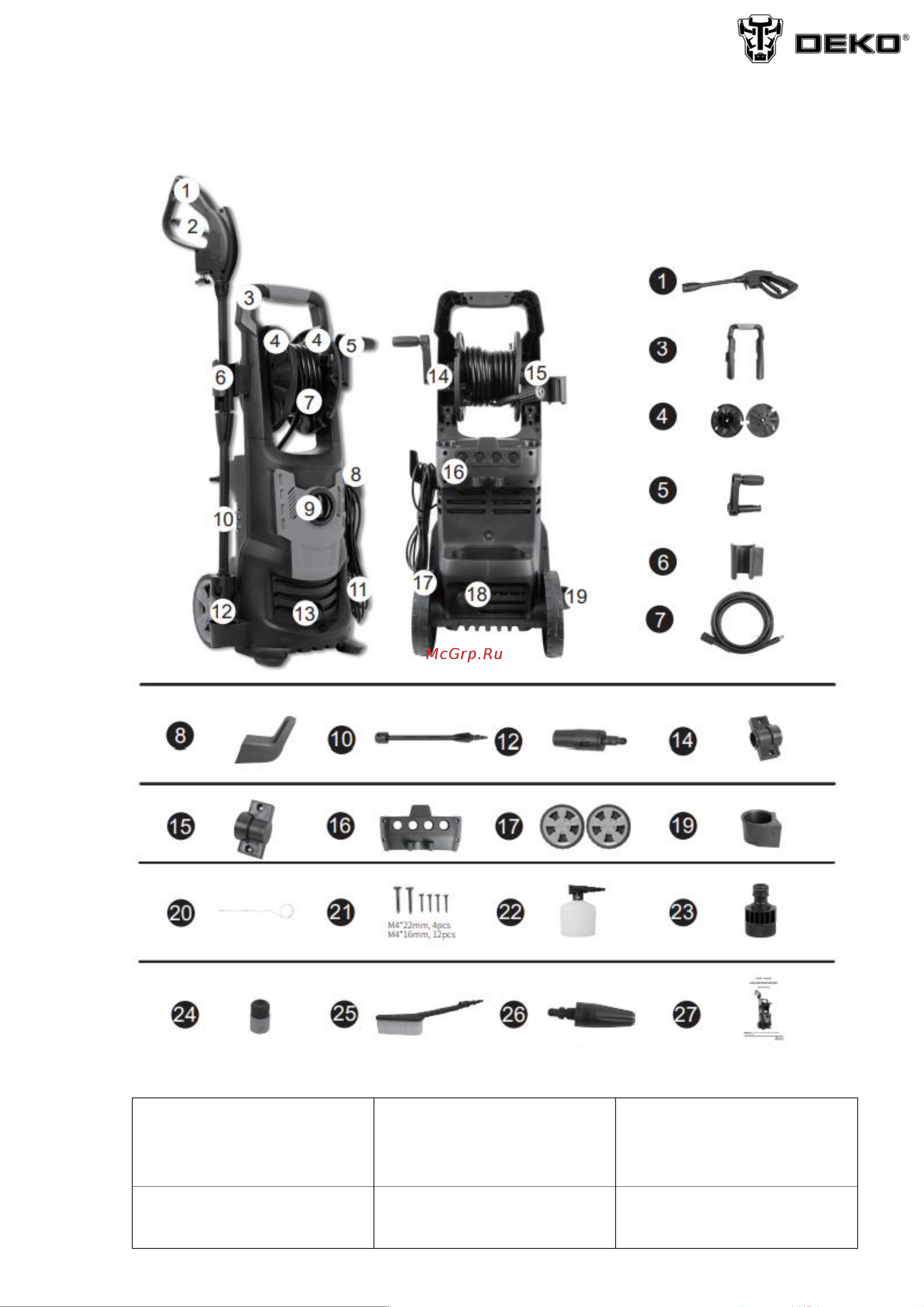 Deko DKCW195 PRO [5/19] Внешний вид