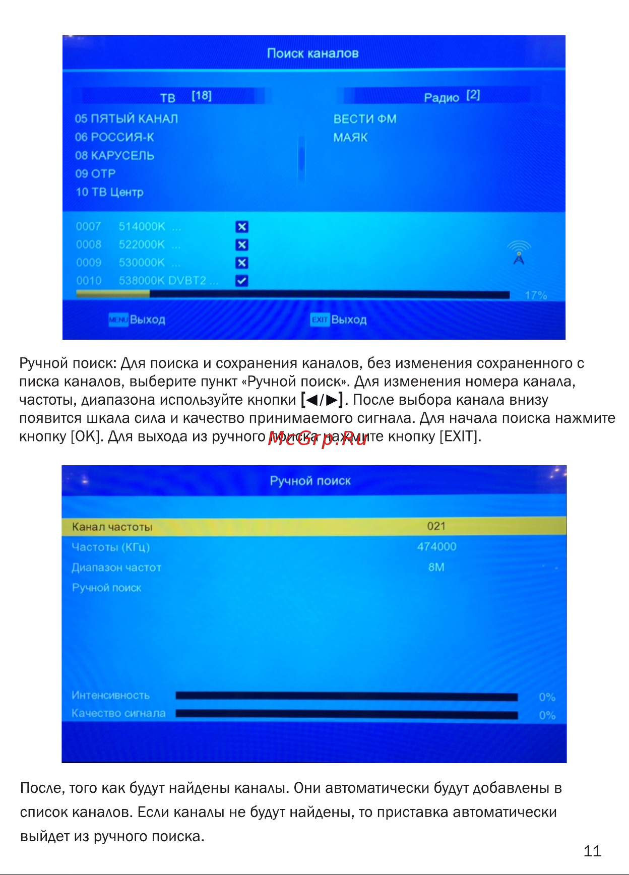Сигнал DVB-T2 HD-300 [12/29] Страница 12