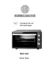 Rommelsbacher BG 1620 Руководство по эксплуатации