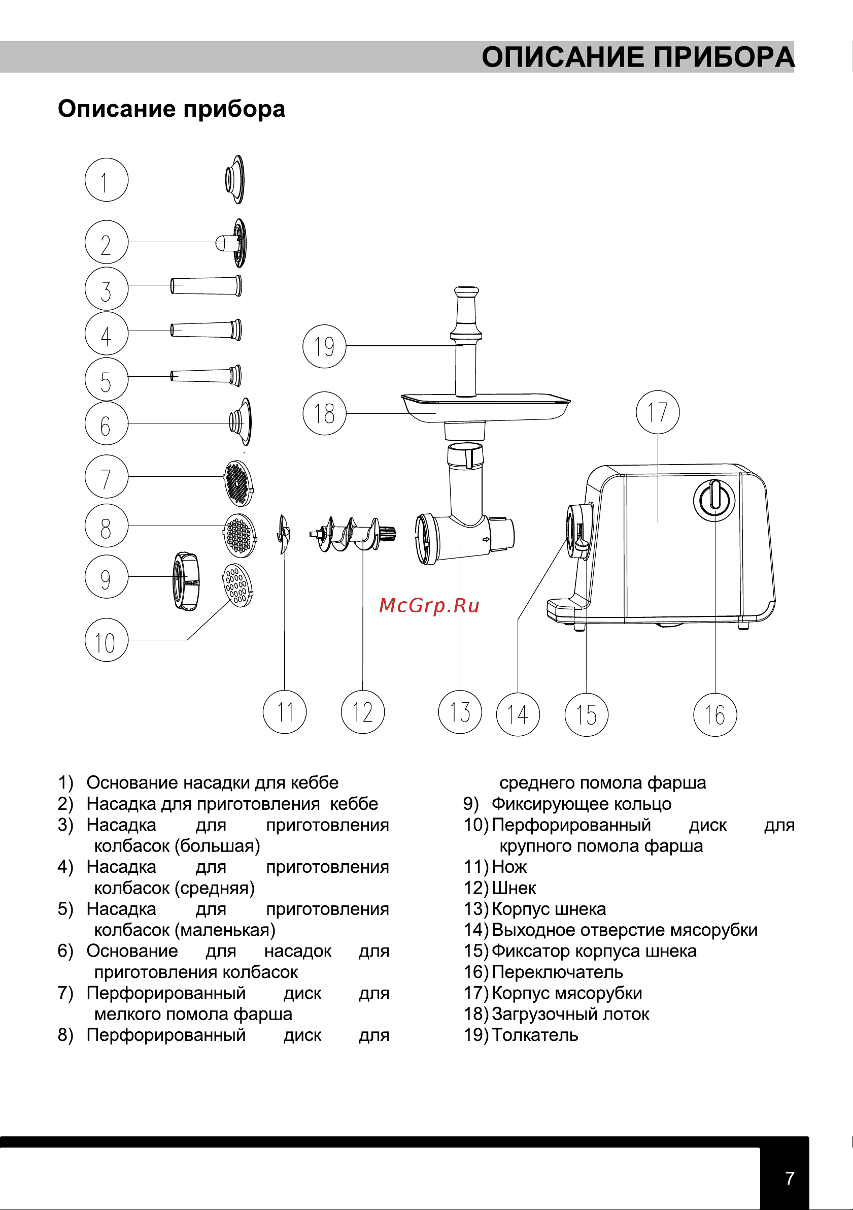 Tesler MG-1801 Руководство по эксплуатации онлайн [7/20] 795948