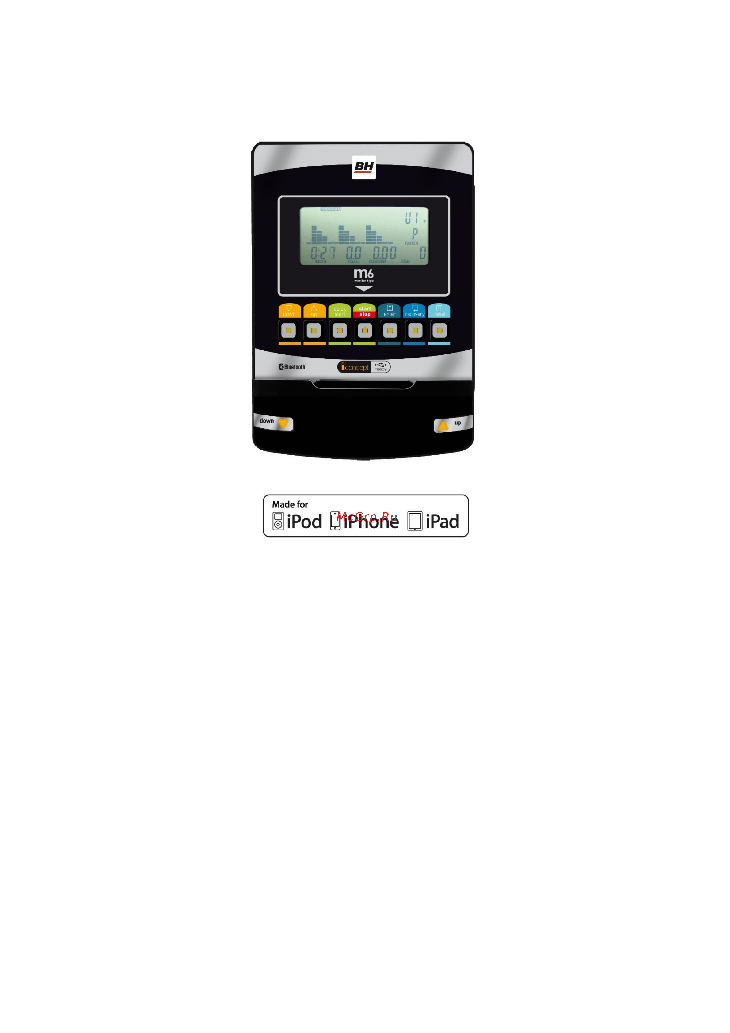 BH Fitness NLS14_TOP_DUAL [23/37] Работа с консолью