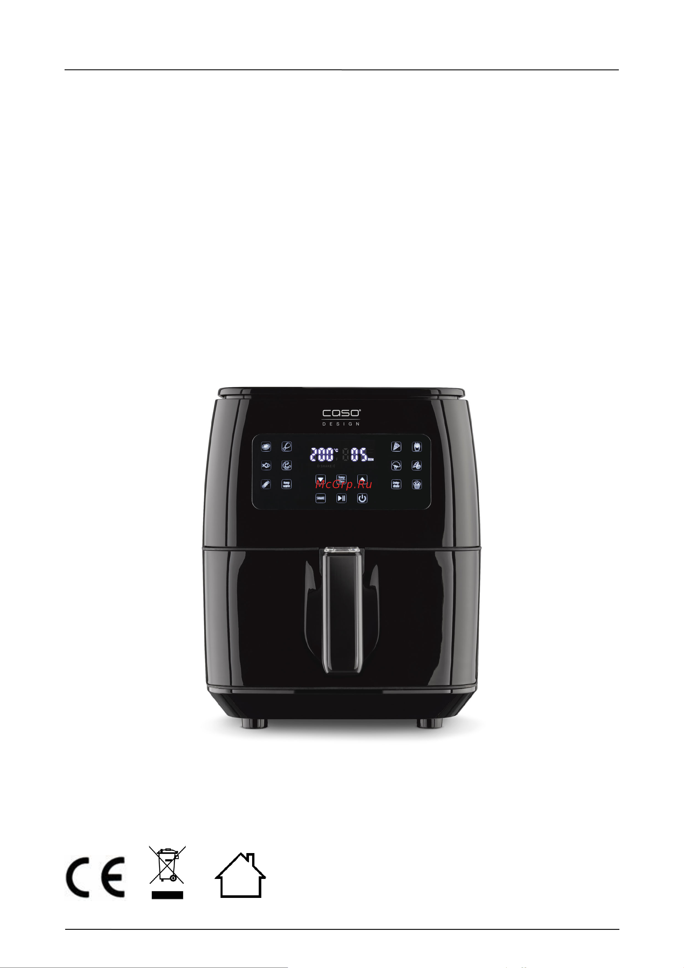 Caso AF 600 XL [125/163] Руководство по эксплуатации