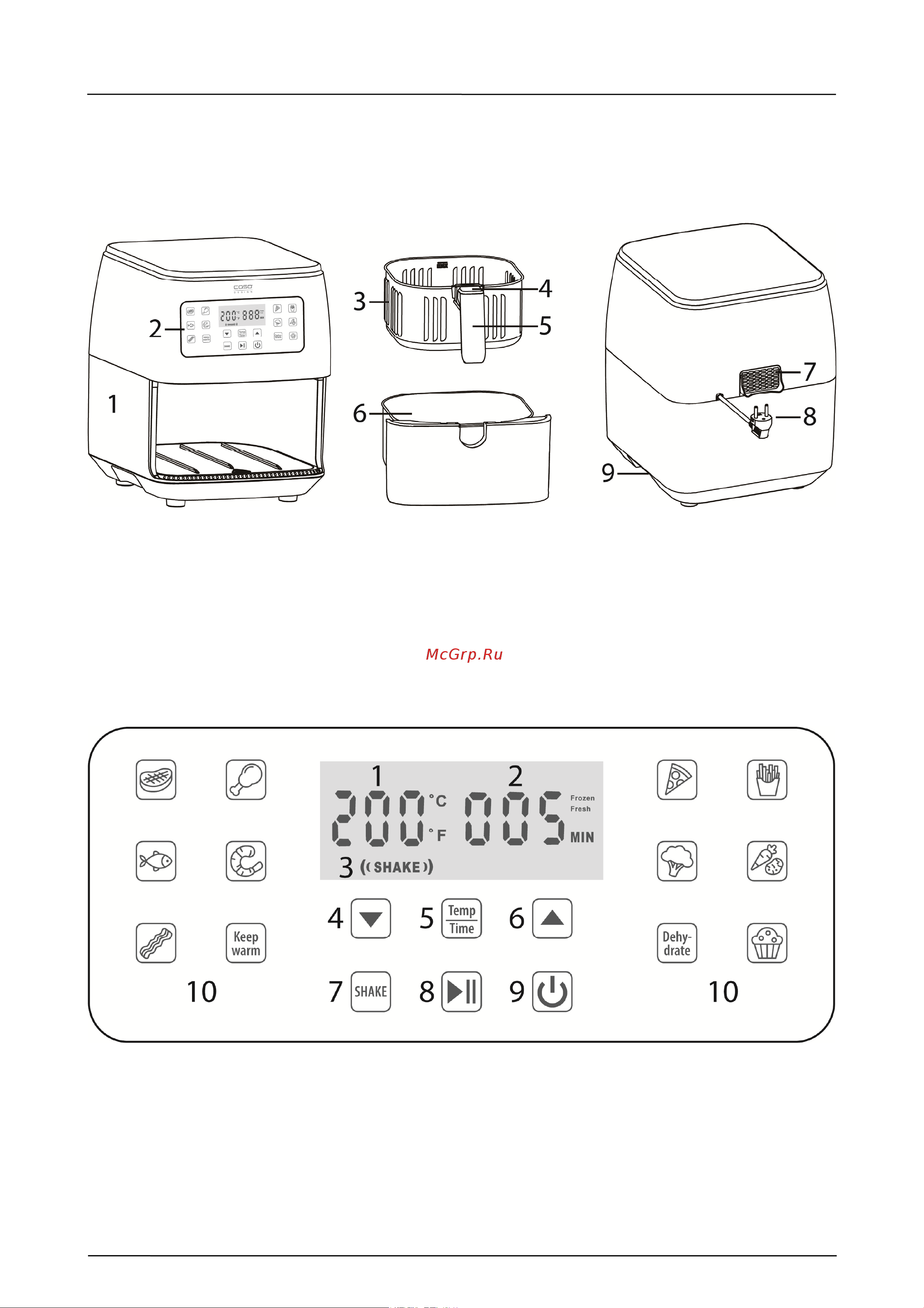 Caso AF 600 XL [154/163] Design e funções