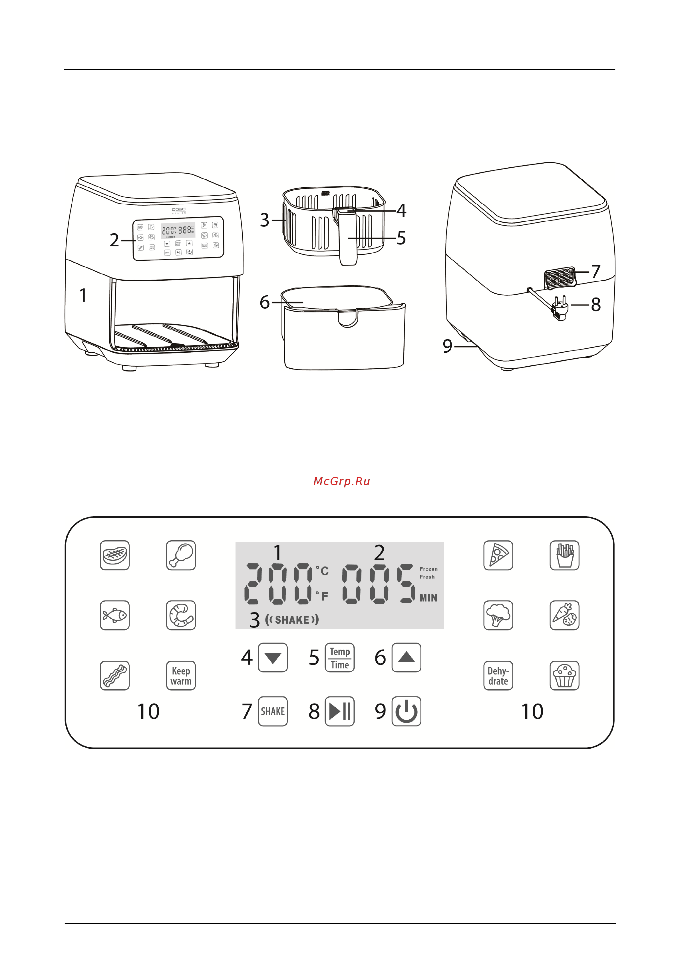 Caso AF 600 XL [20/163] Aufbau und funktion