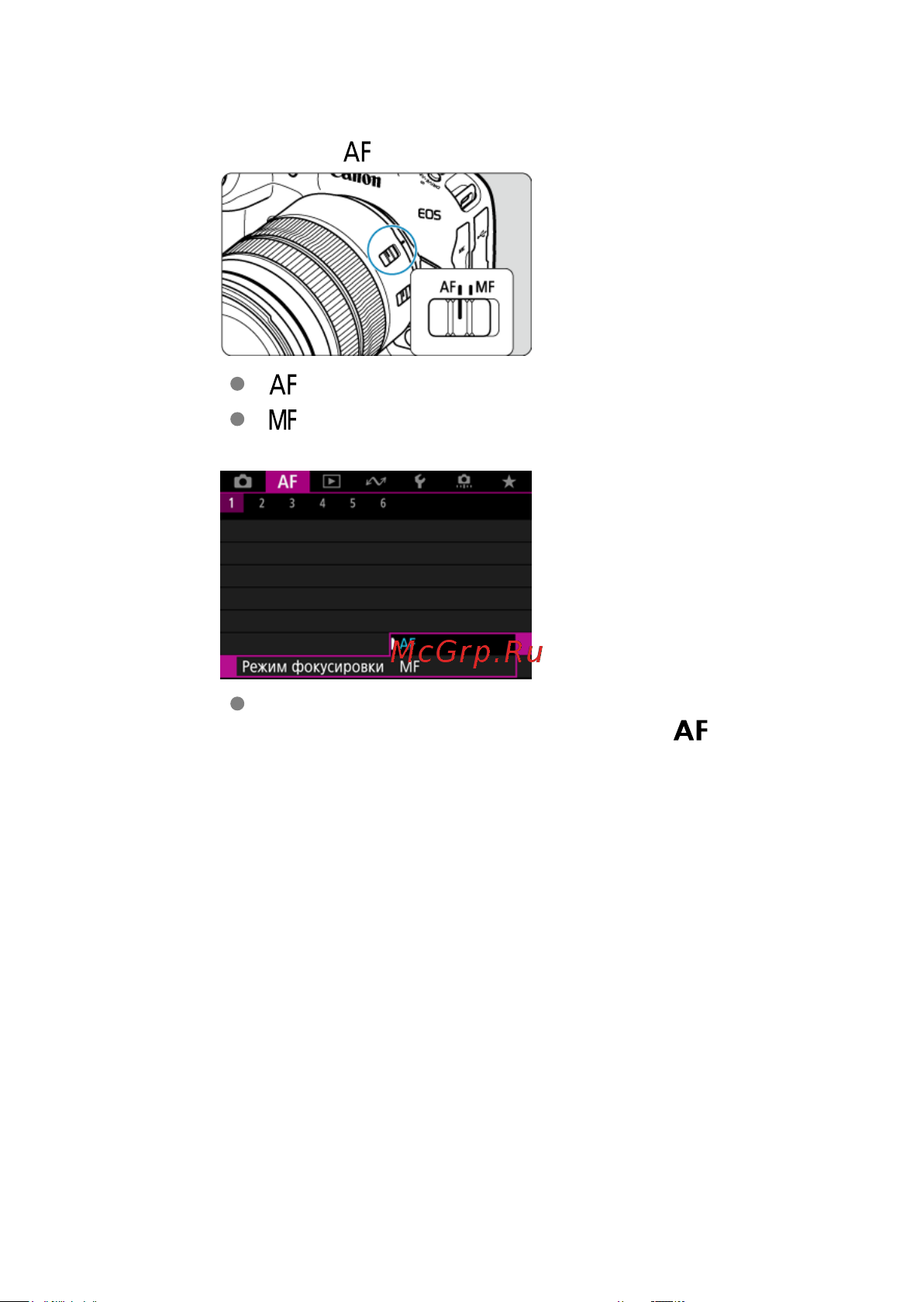 Canon EOS R3 Body Black Руководство по эксплуатации онлайн [73/1085] 796181