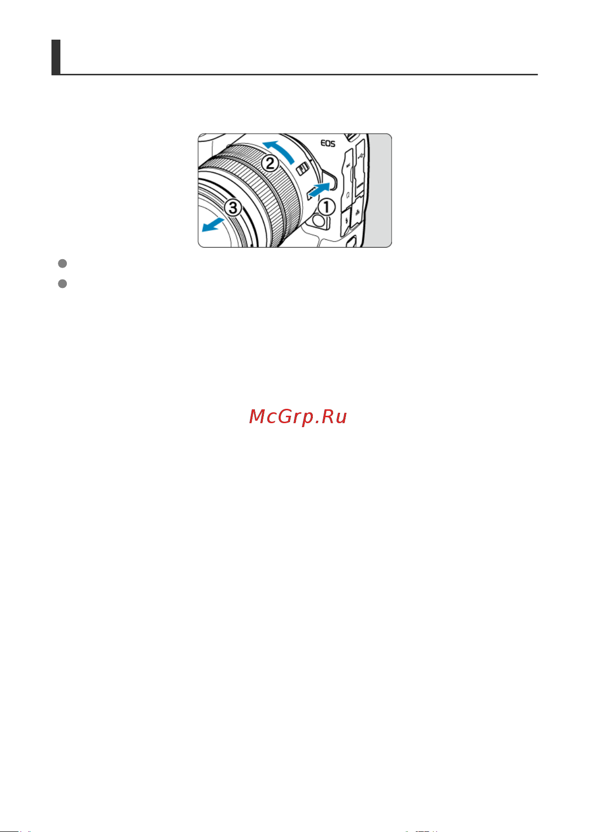 Canon EOS R3 Body Black [74/1085] Снятие объектива