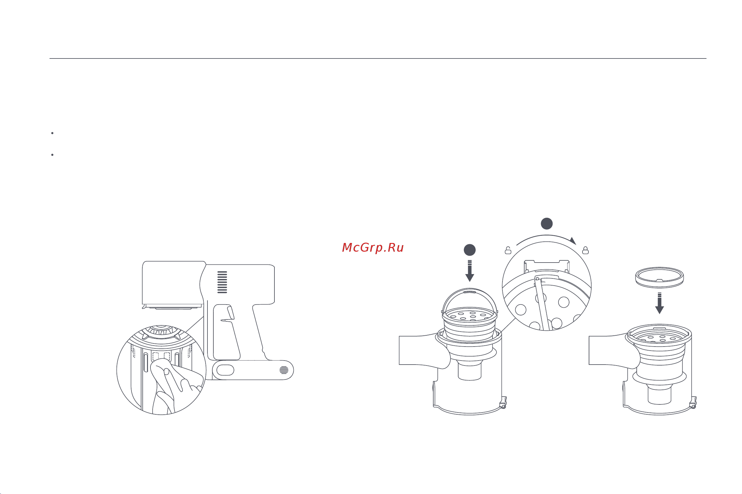 Xiaomi Vacuum Cleaner G9 Plus EU [15/205] Installing the dust compartment pre filter and cyclone assembly