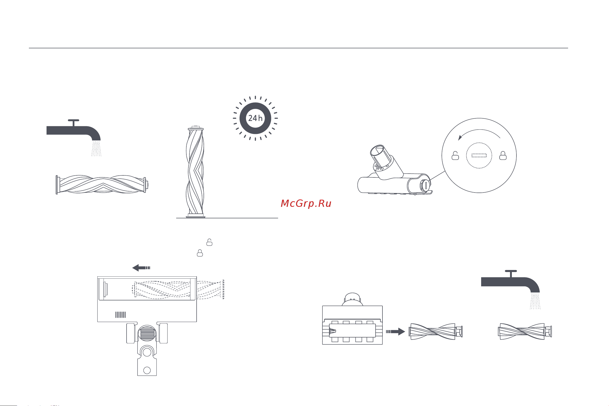 Xiaomi Vacuum Cleaner G9 Plus EU [160/205] Czyszczenie miniszczotki elektrycznej