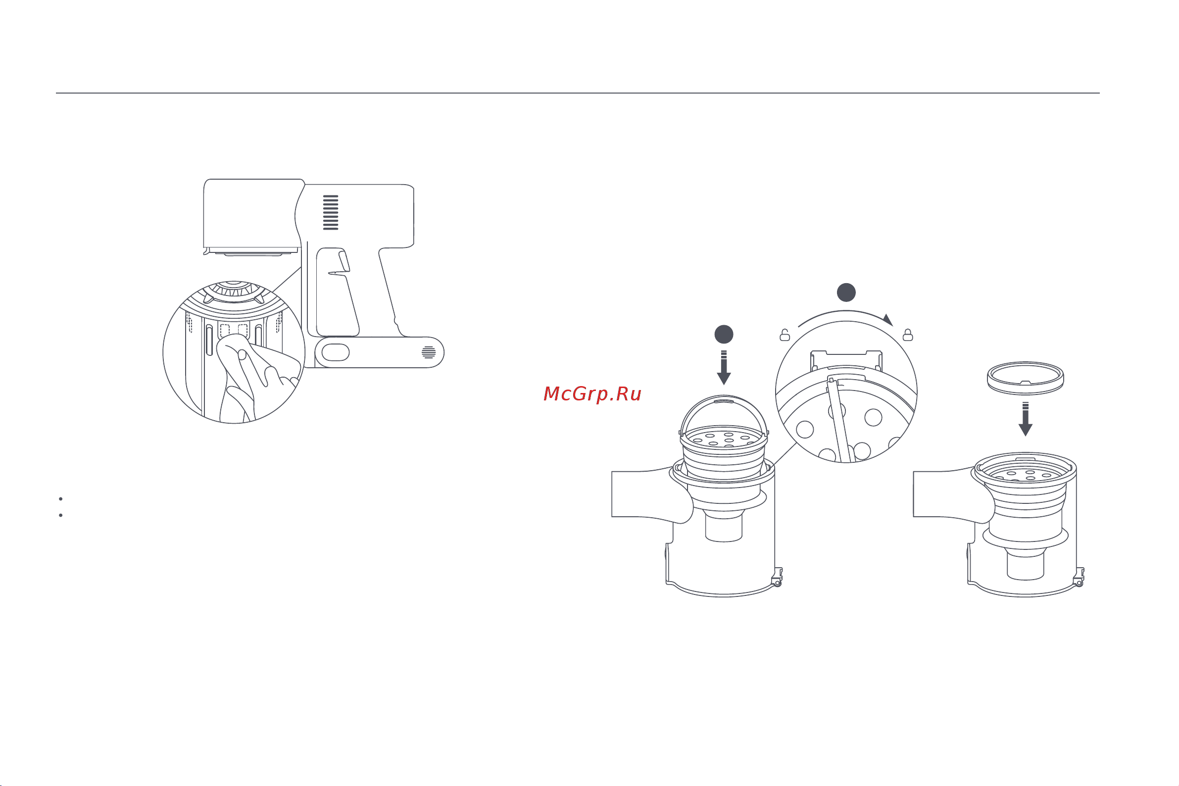 Xiaomi Vacuum Cleaner G9 Plus EU [176/205] Toz haznesinin ön filtrenin ve siklon düzeneğinin takılması