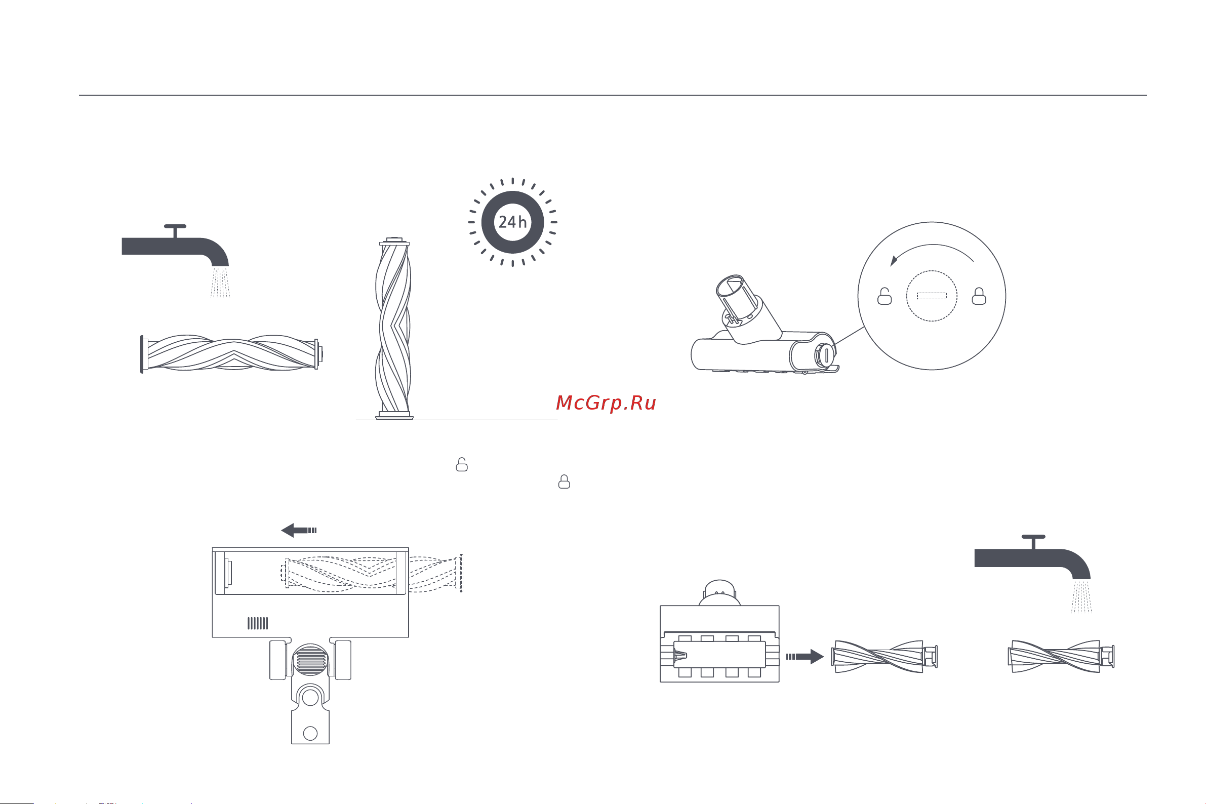 Xiaomi Vacuum Cleaner G9 Plus EU [59/205] Nettoyage de la mini brosse électrique