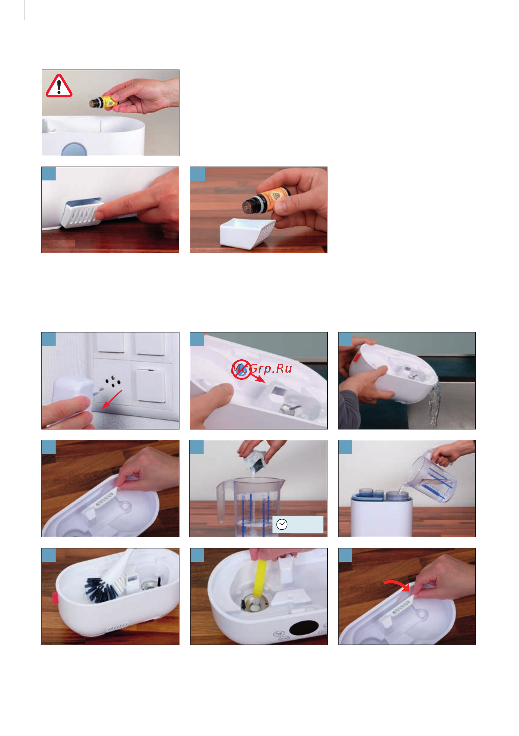 Boneco U 250, белый НС-1280449 [8/20] Cleaning device change of accessories