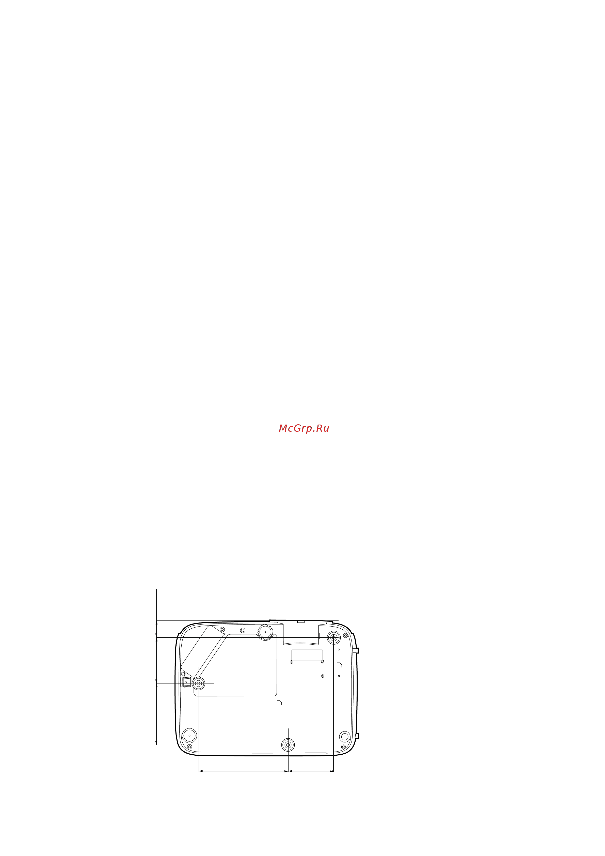 Benq TH575 [14/52] Монтаж проектора
