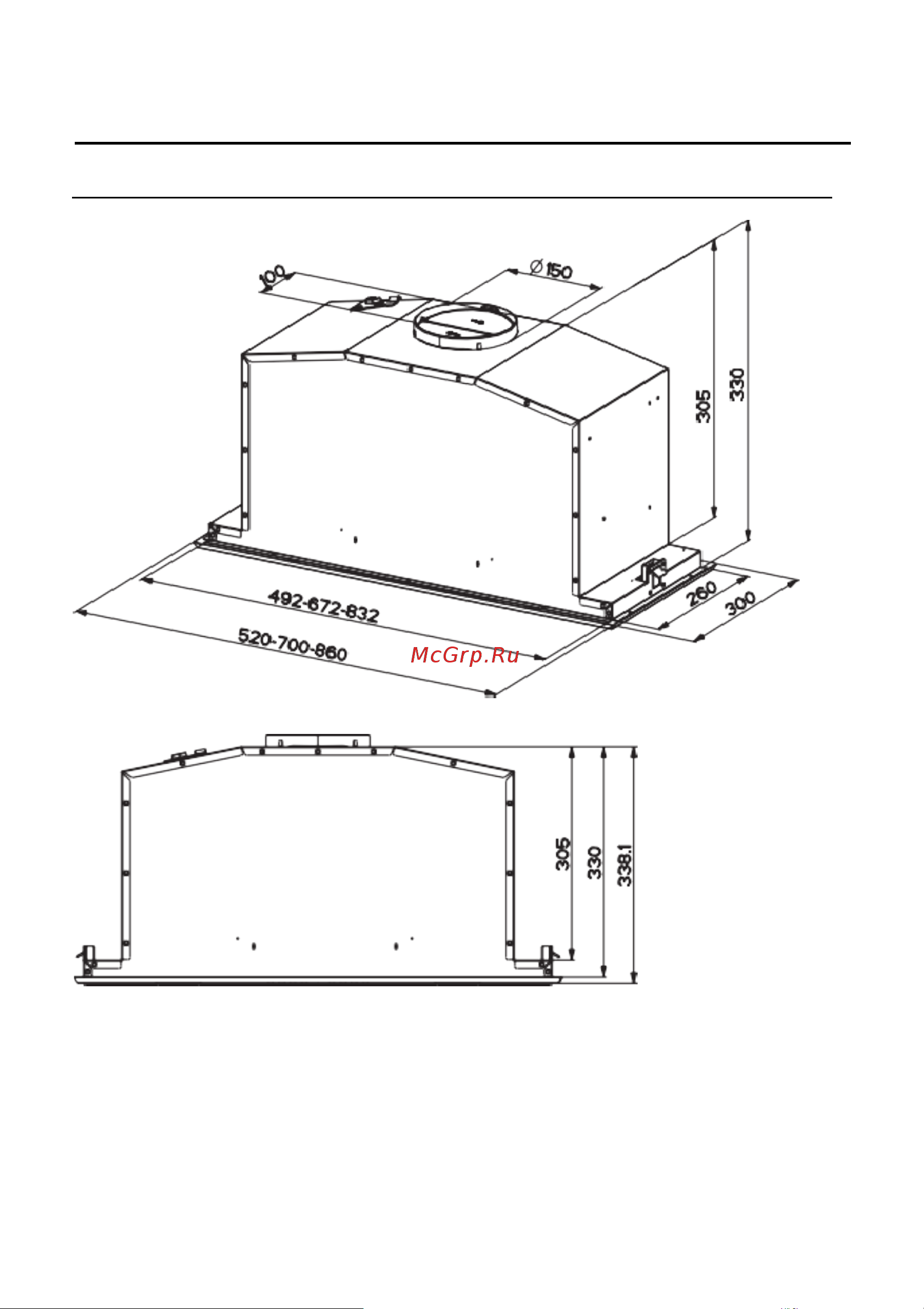 BERTAZZONI KIN70MOD1XB [7/14] Характеристики