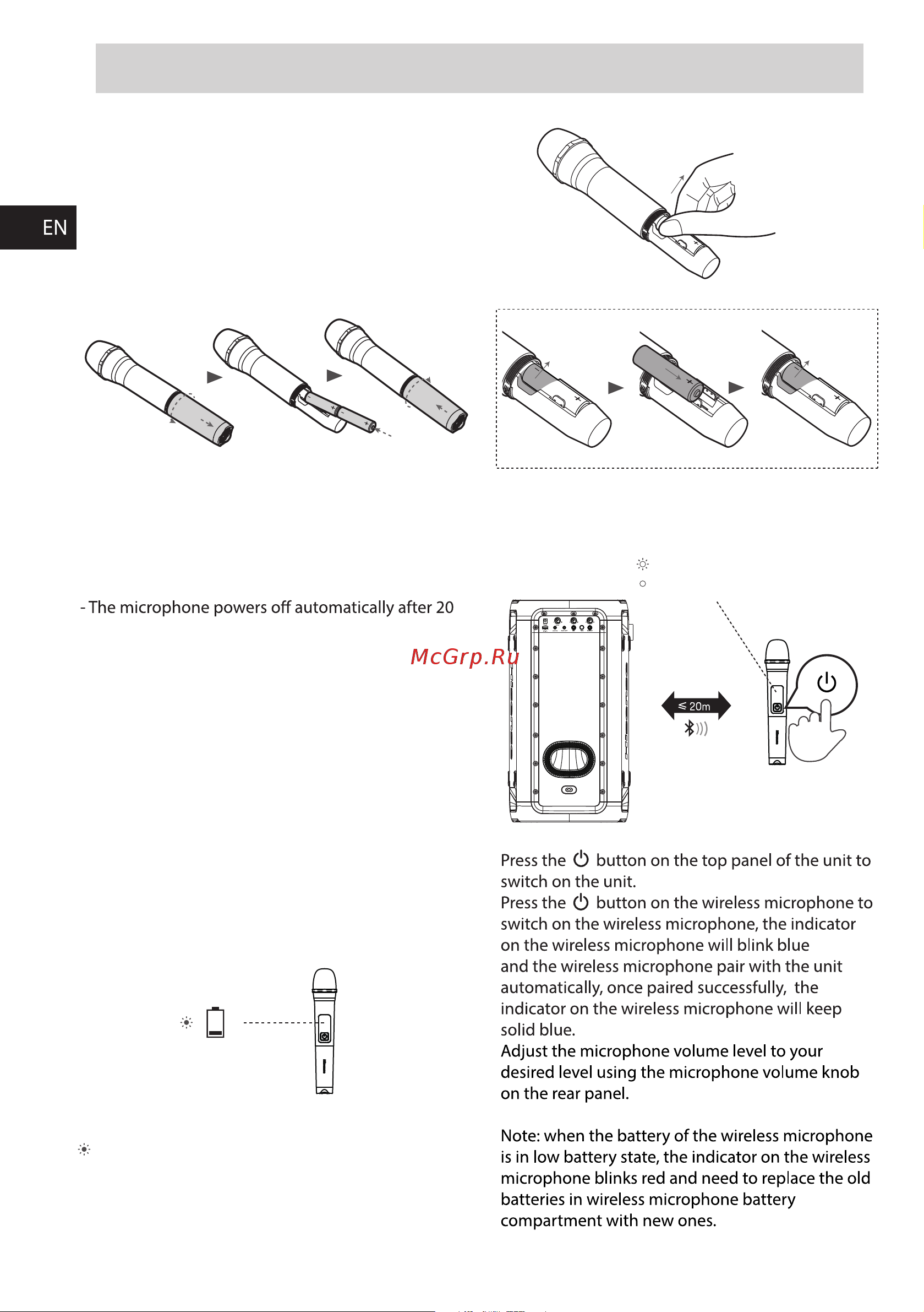 Hisense Party Rocker One [12/40] Wireless microphone connectio