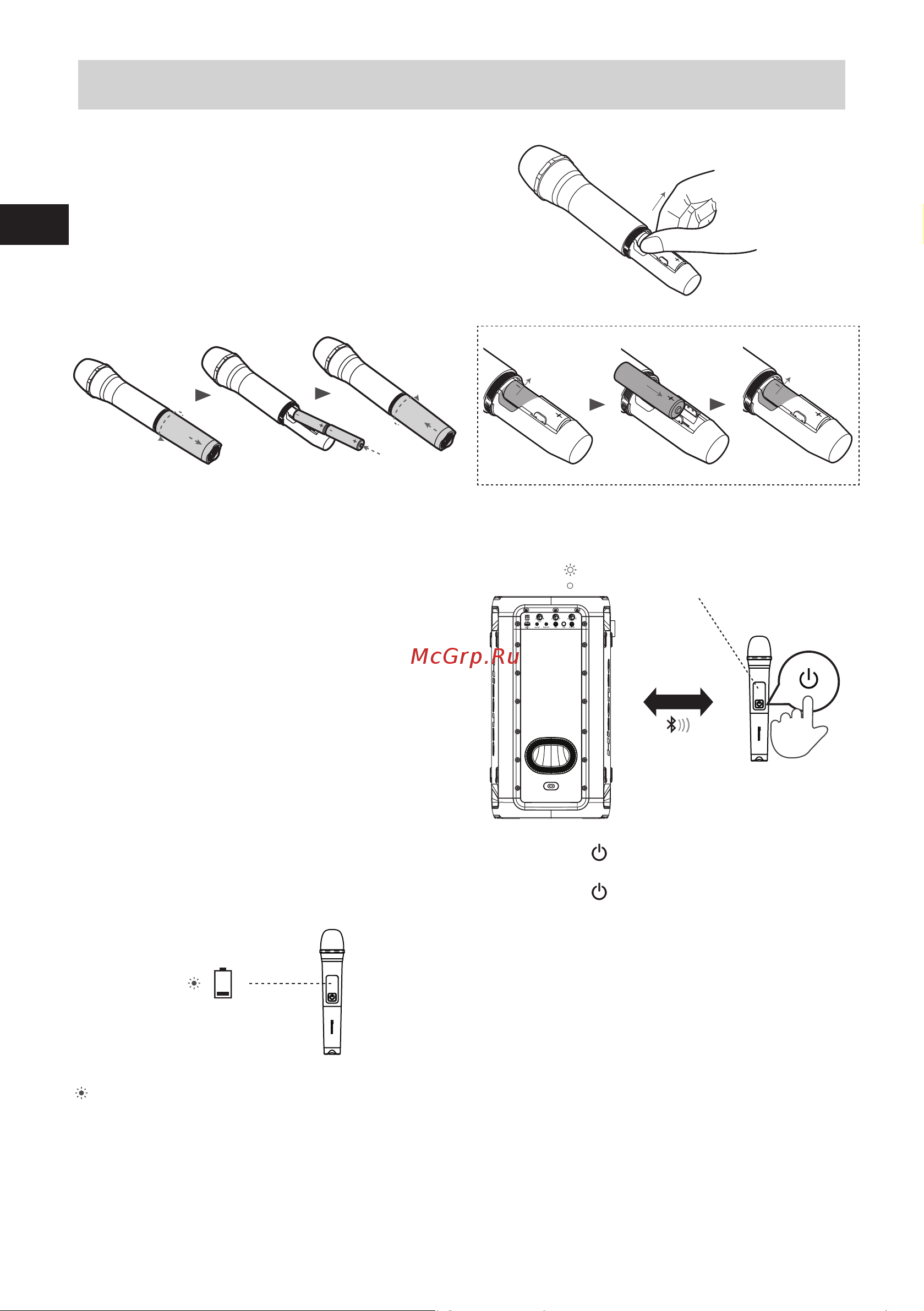 Hisense Party Rocker One [32/40] Подключение беспроводного микрофон