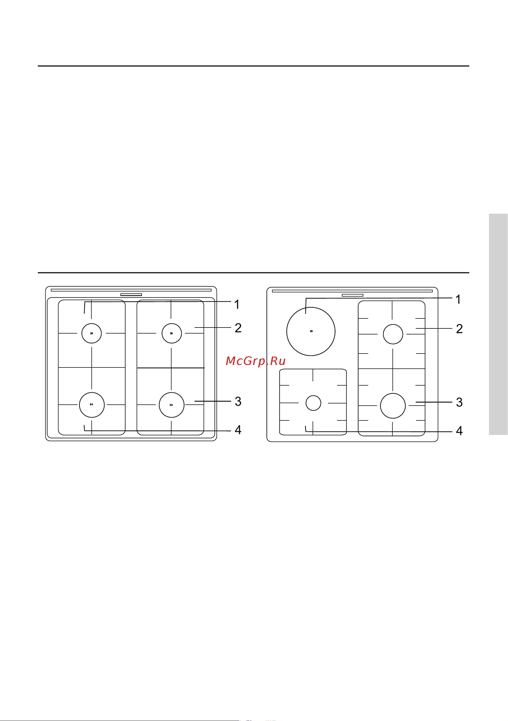 Gorenje KS635W [13/60] Варочная поверхность
