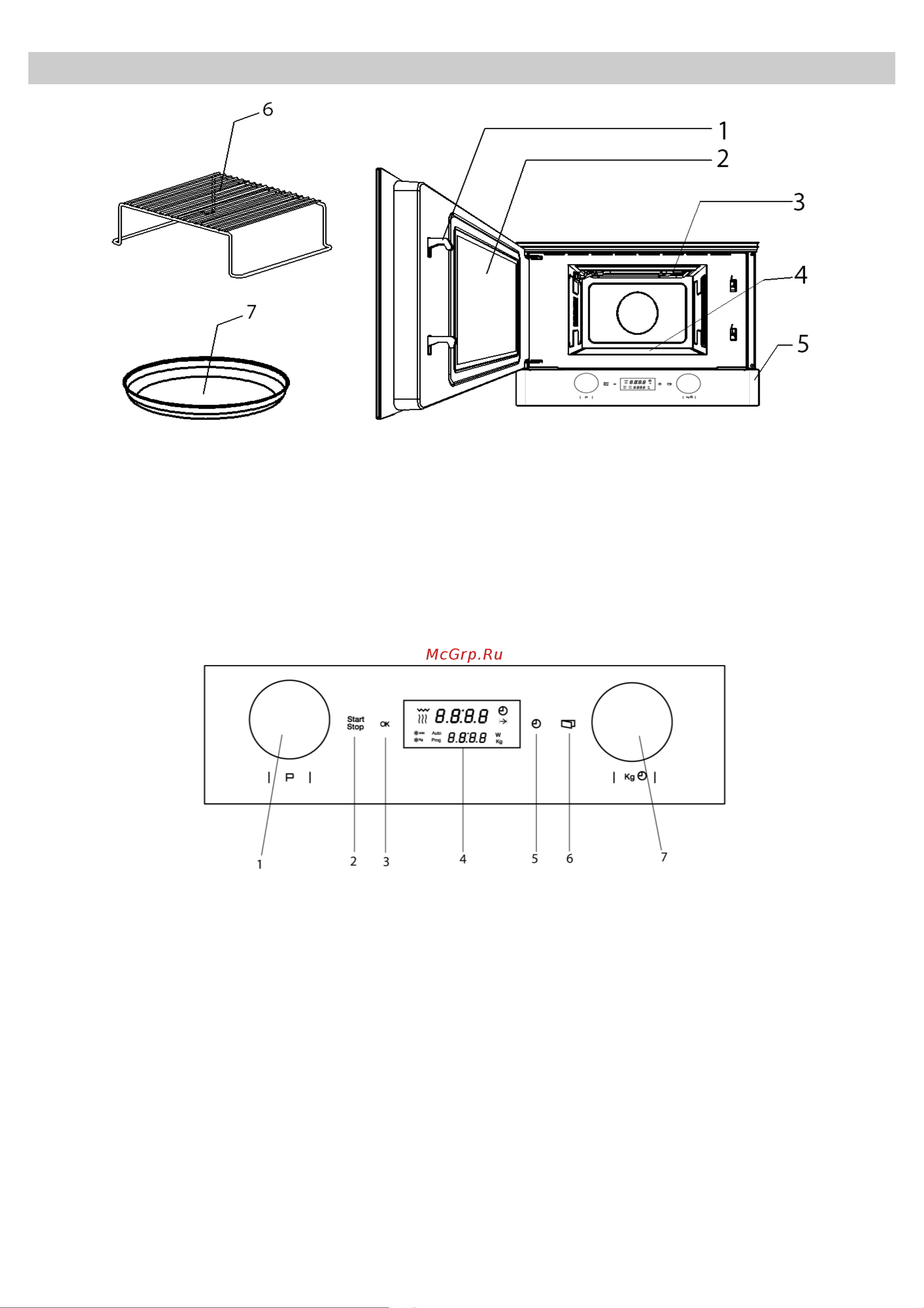 BERTAZZONI F383MODMWSGNE [9/34] Описание микроволновой печи
