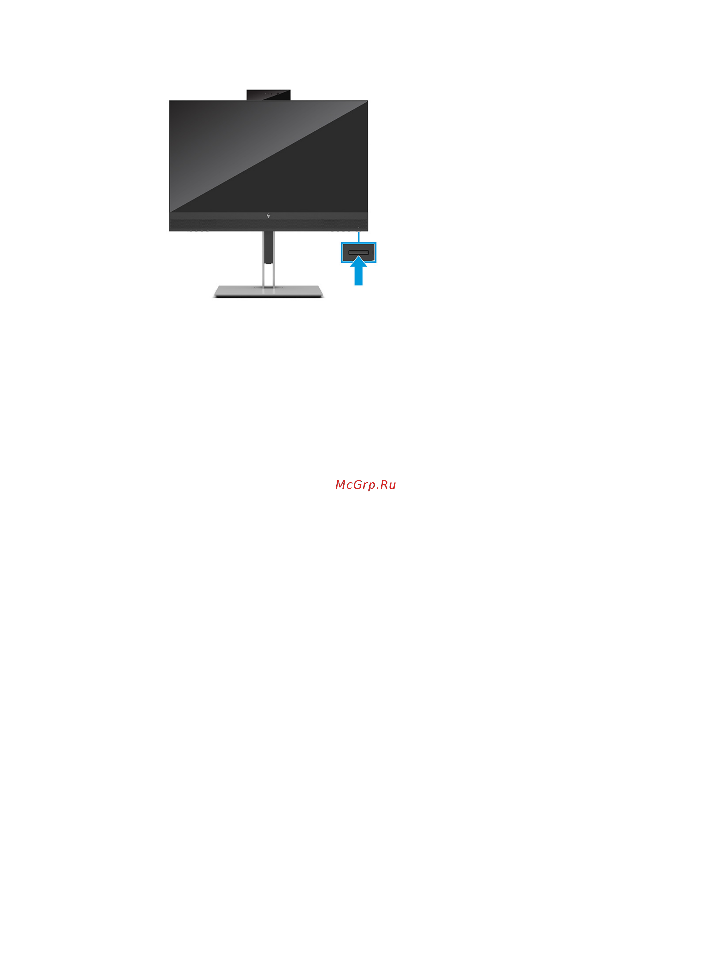 HP E24mv 169L0AA [23/45] Политика hp в отношении водяных знаков и остаточных изображений