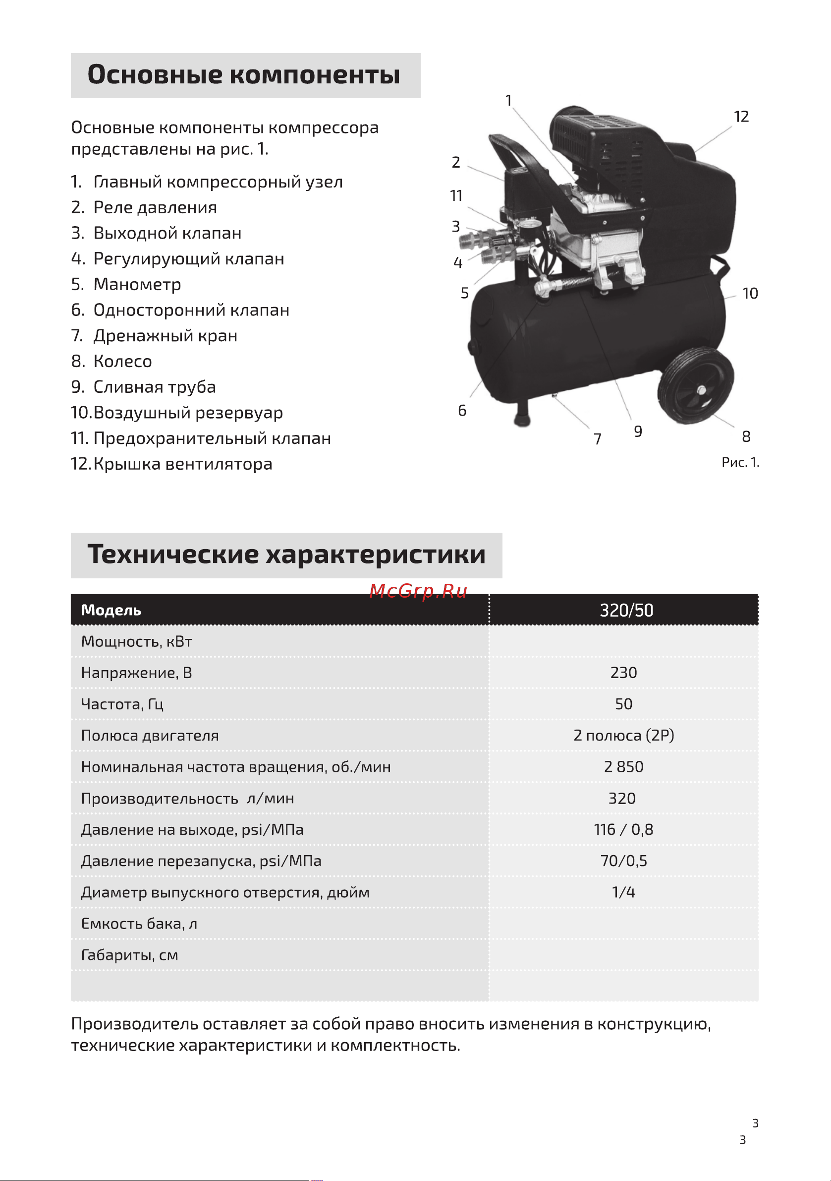ELECTROLITE  320/50 Руководство по эксплуатации онлайн [3/15] 796341