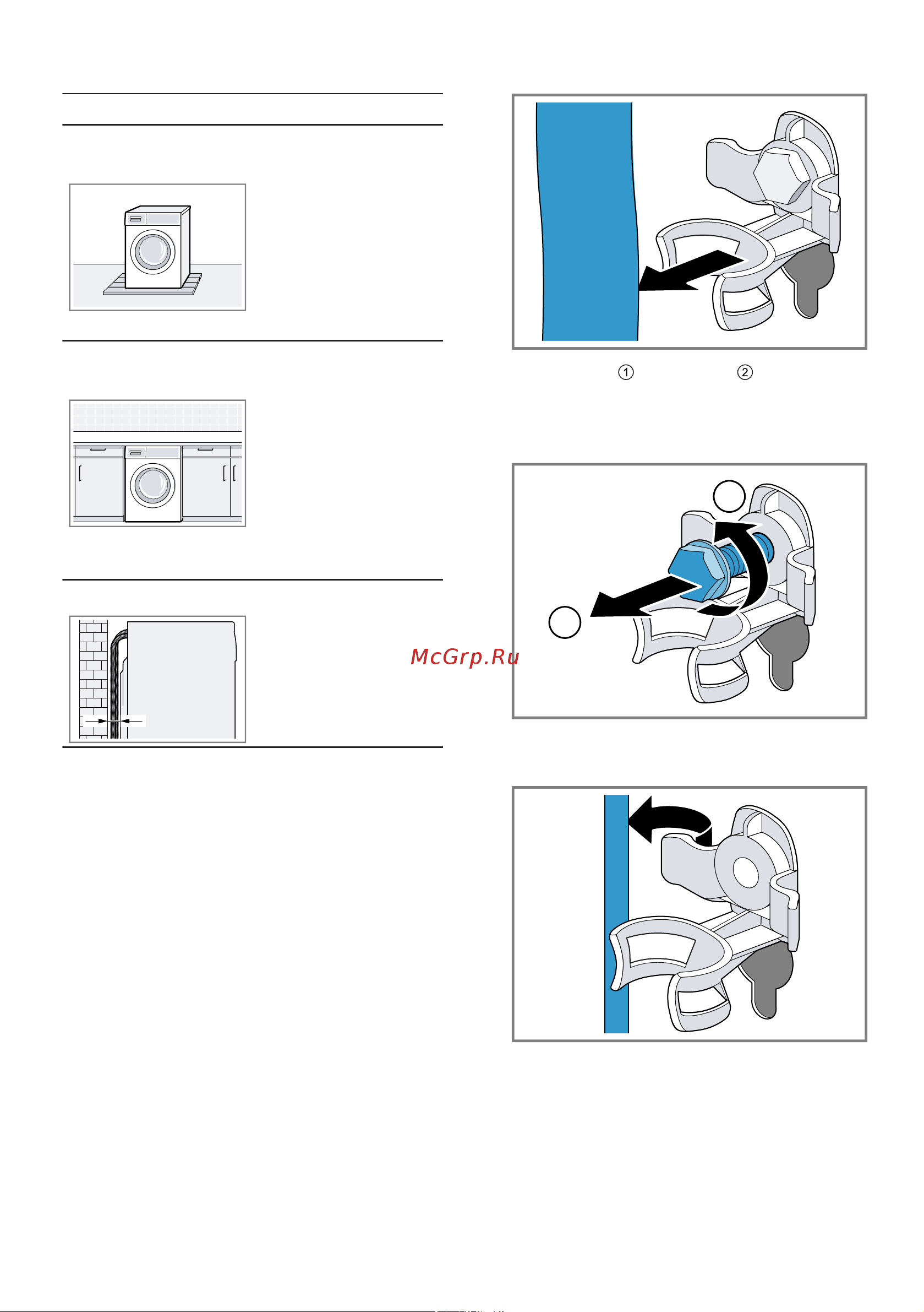 Bosch WAJ28060PL [15/60] Снятие транспортировочных креплений
