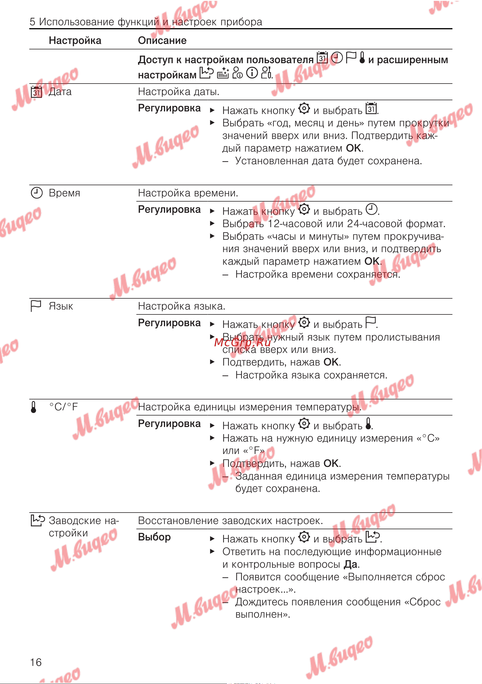 V-ZUG WineCooler V6000 Supreme re Руководство по эксплуатации онлайн [16/32] 796403