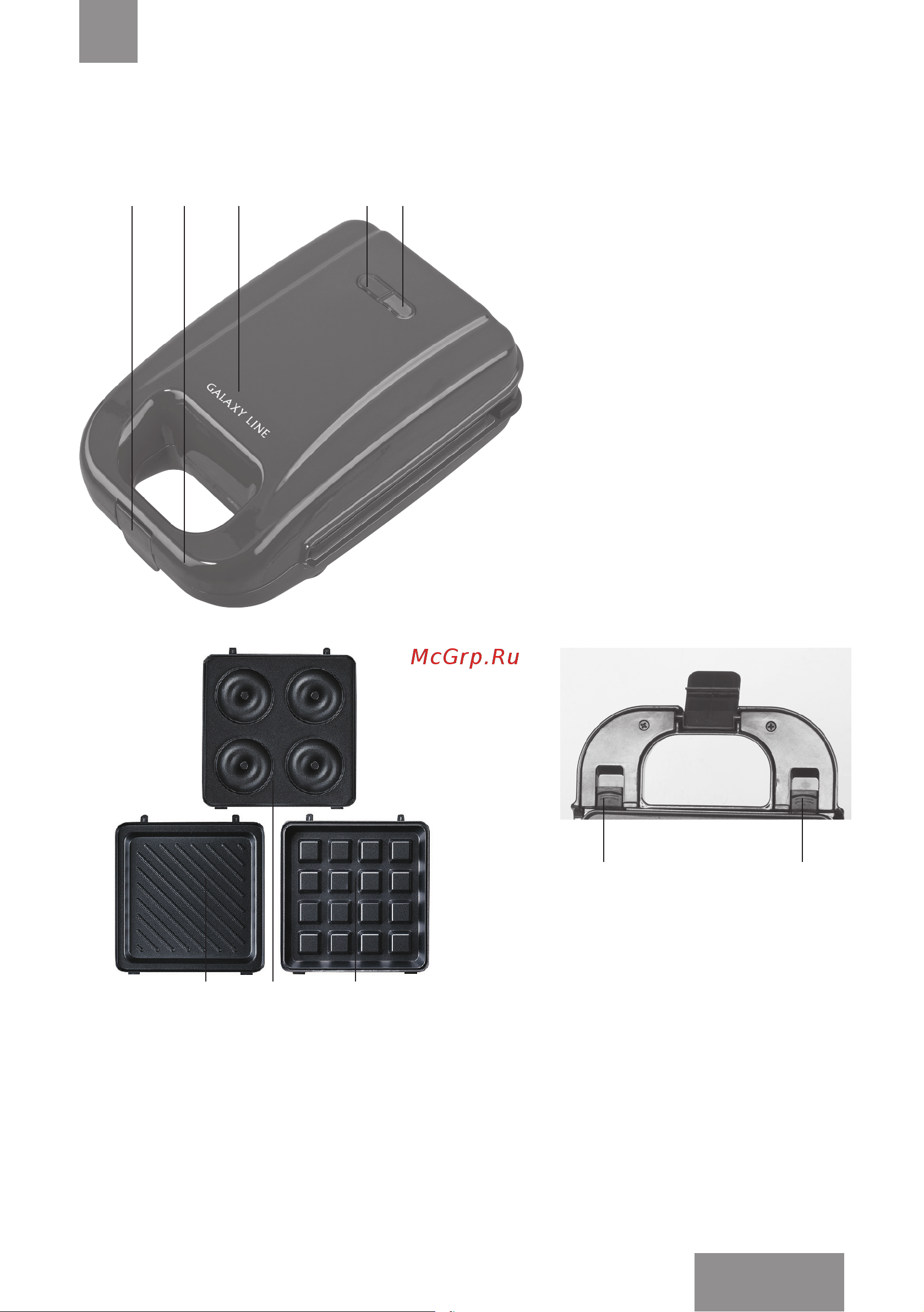 Galaxy LINE GL2972 [17/0] Электр құралының атқарымдық элементтерi
