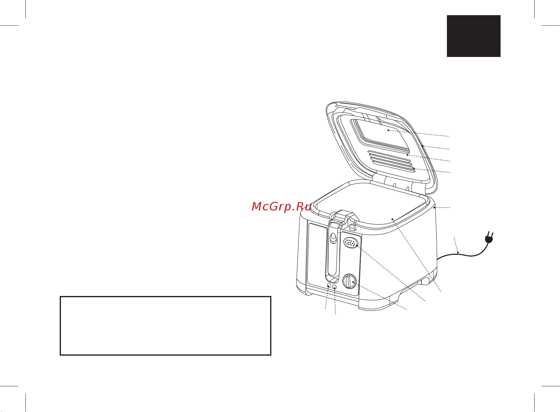 Brayer BR2832BK [3/44] Deep fat fryer br2832bk