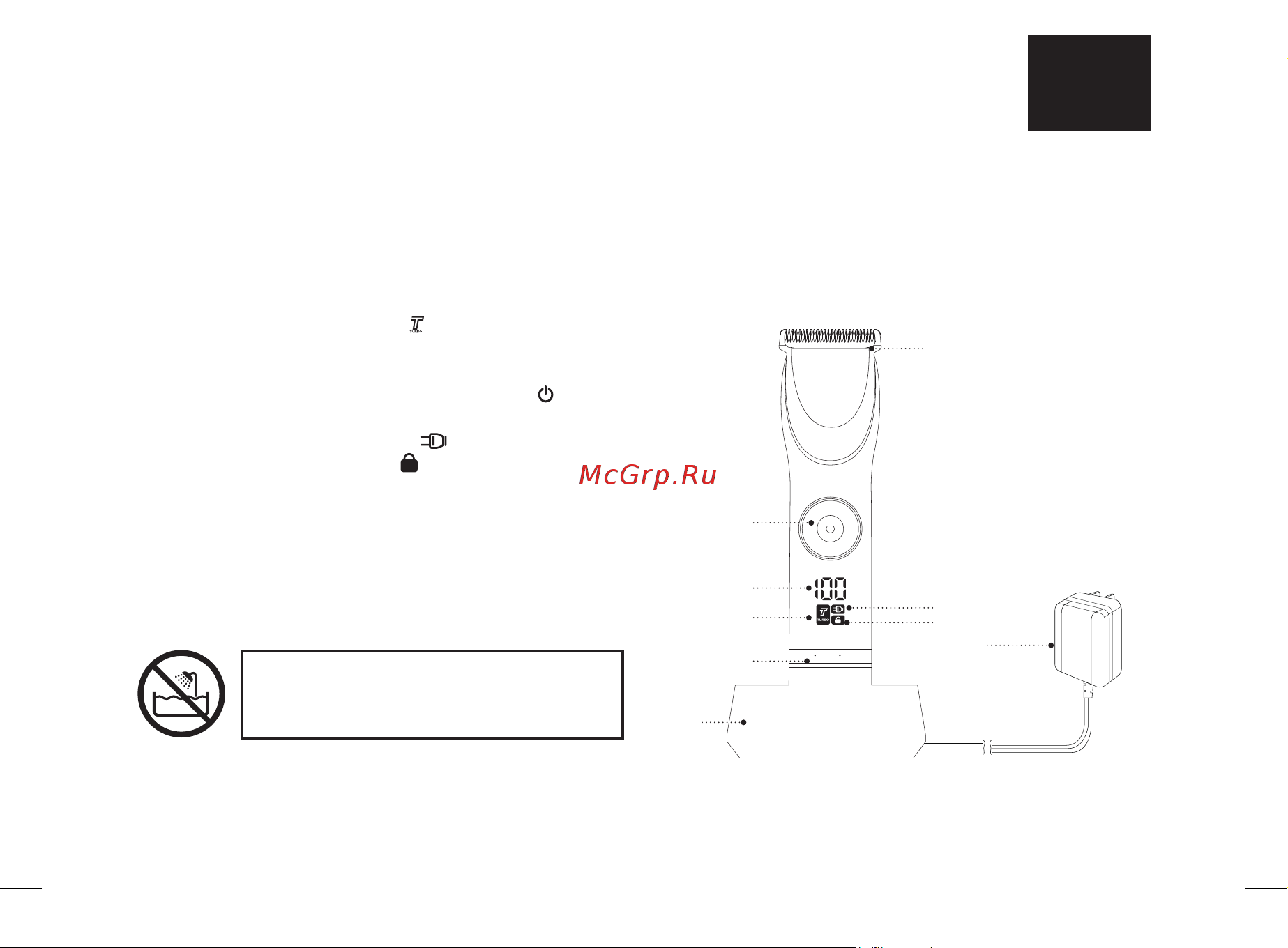 Brayer BR3403 [3/48] Hair clipper br3403