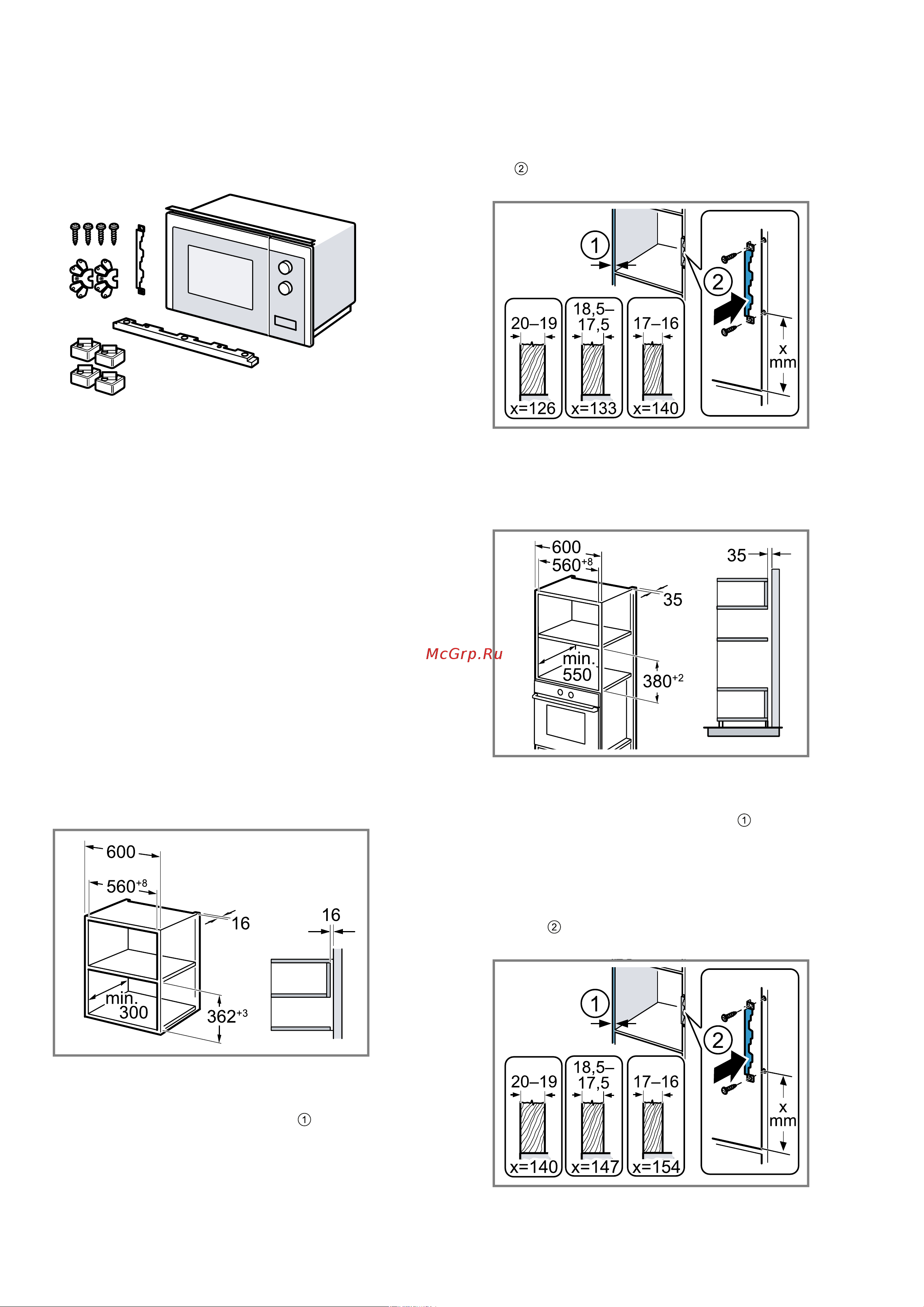 Bosch Serie 4 BFL 520MW0 [36/80] Zakres dostawy