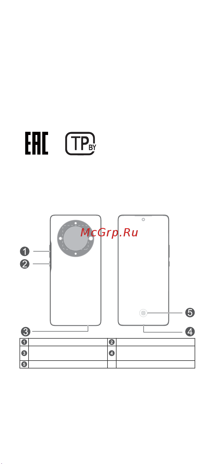 Honor X9a 6/128GB 5109ALXS Green [7/12] Адаптер питания уполномоченный представитель в еаэс