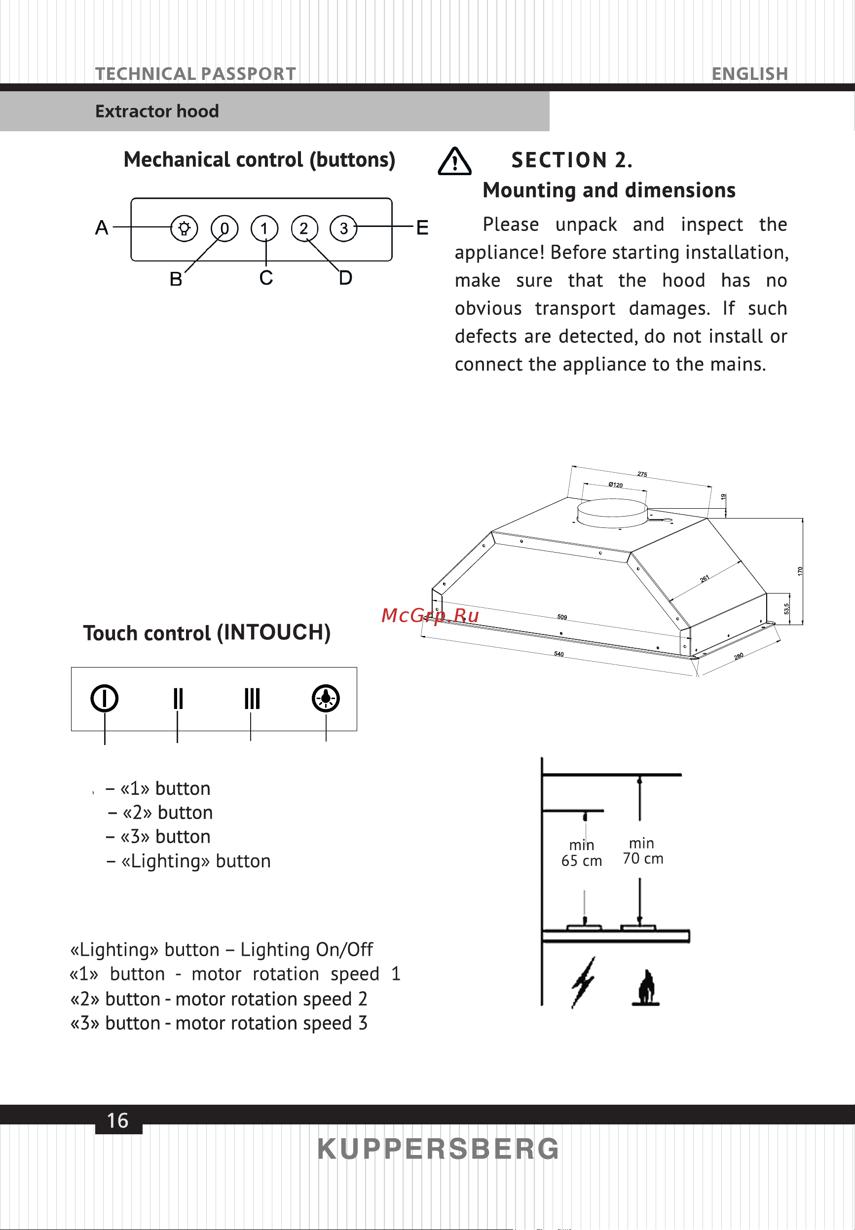 Kuppersberg INTOUCH 60 W [16/40] Page 16