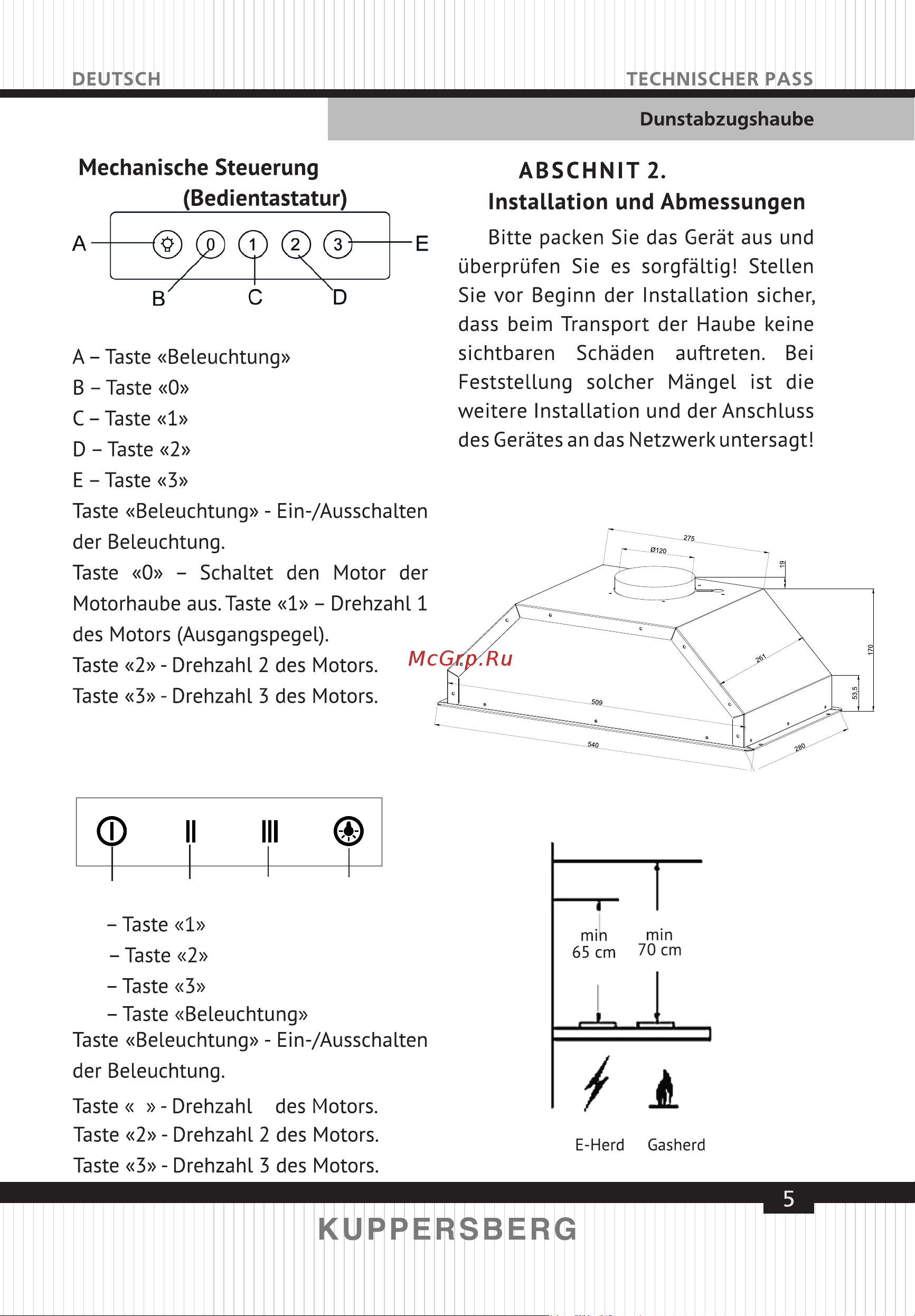 Kuppersberg INTOUCH 60 W [5/40] Page 5