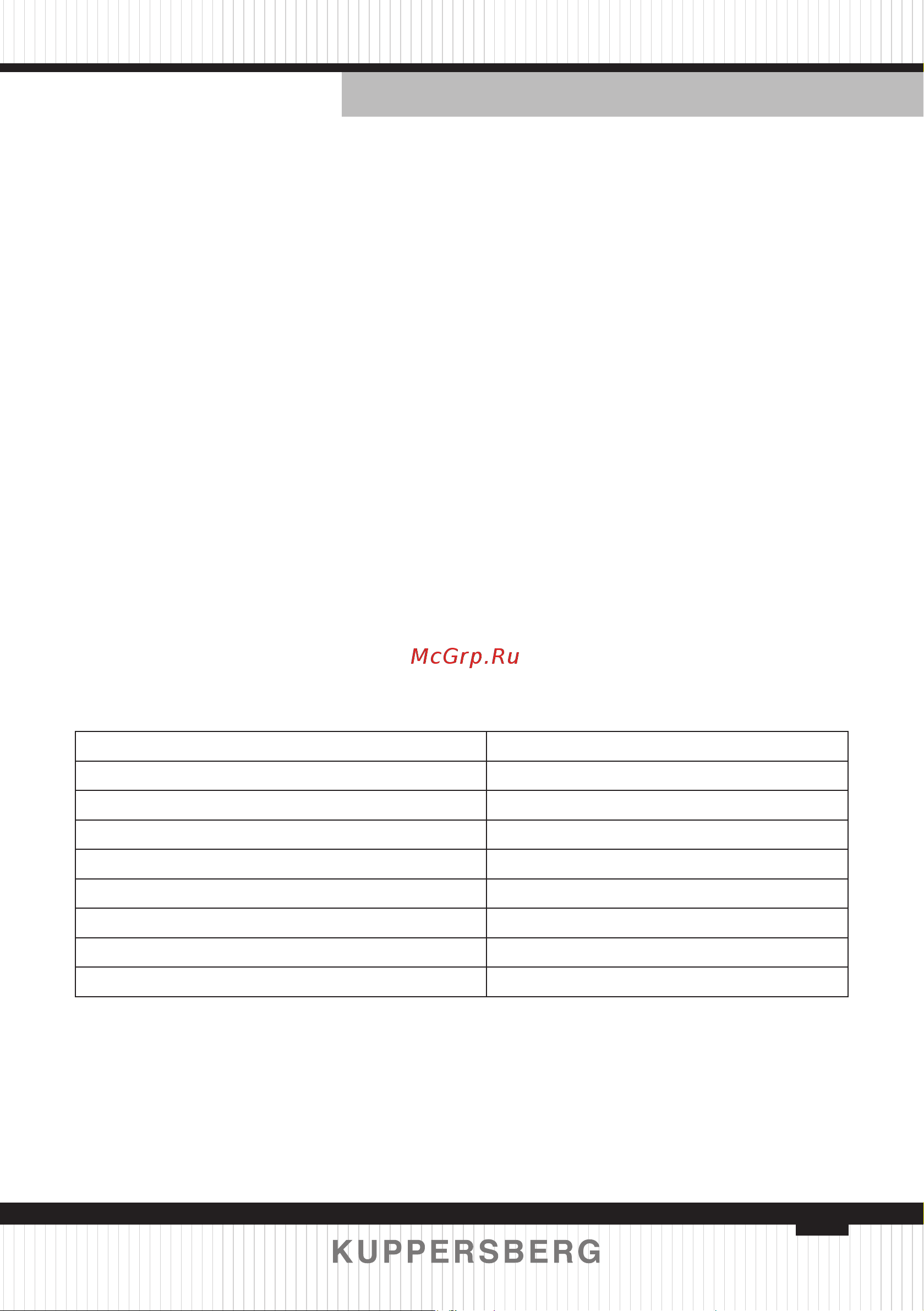 Kuppersberg HMW 650 BX [3/52] Addendum