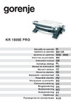 Gorenje KR1800EPRO 564023 Руководство по эксплуатации